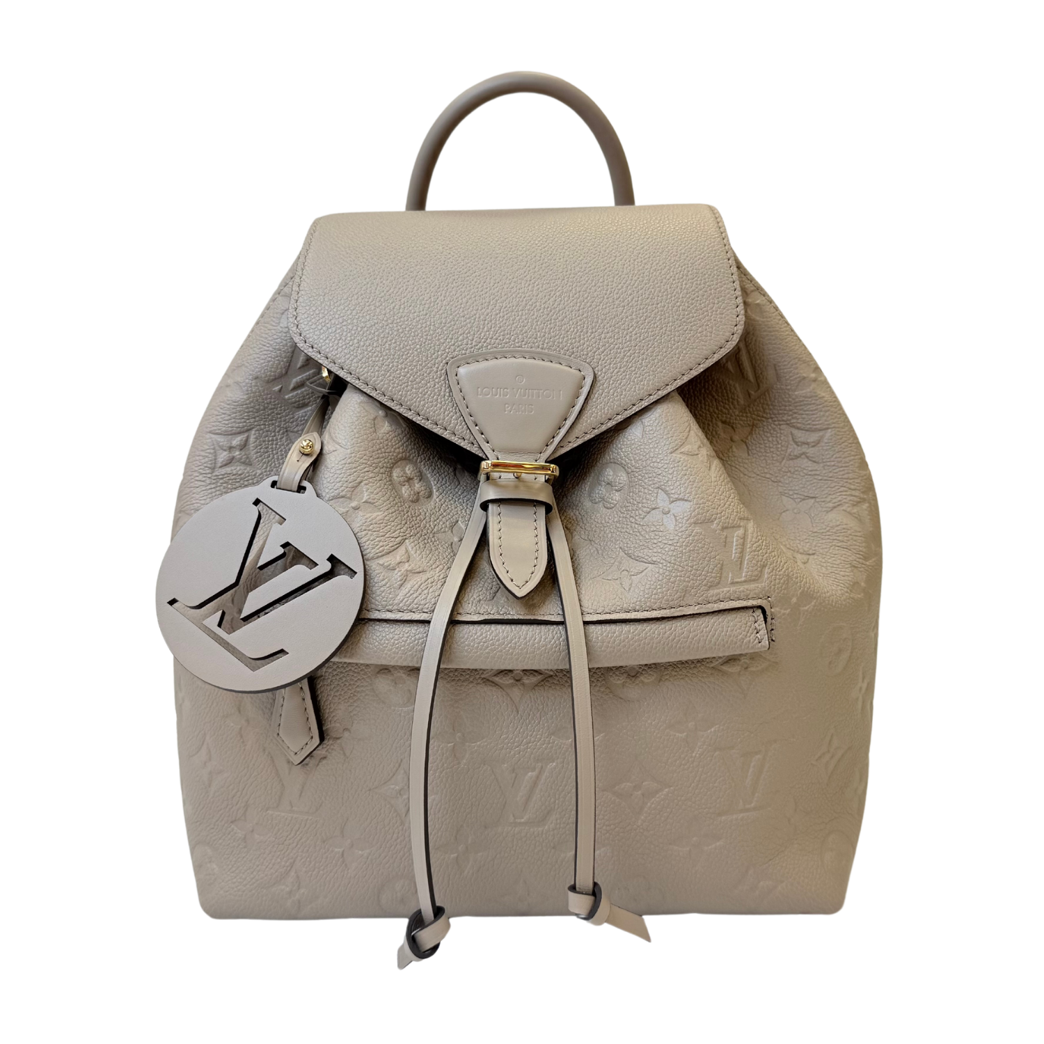 Louis Vuitton Monogram Empreinte Montsouris Backpack Beige