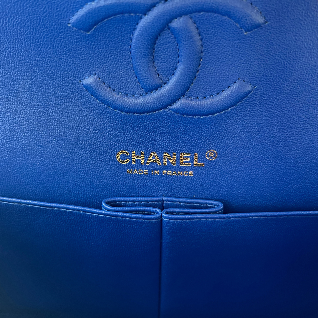 Chanel Small Classic Double Flap Blue