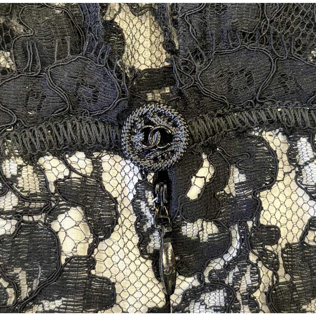 Chanel Lace Skirt Set Two-Piece