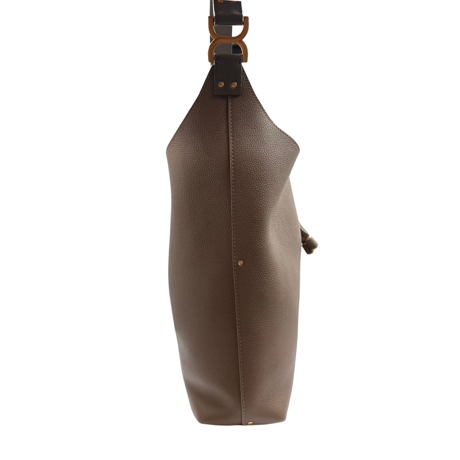 Chloé Marcie Hobo Shoulder Bag Dark Nut