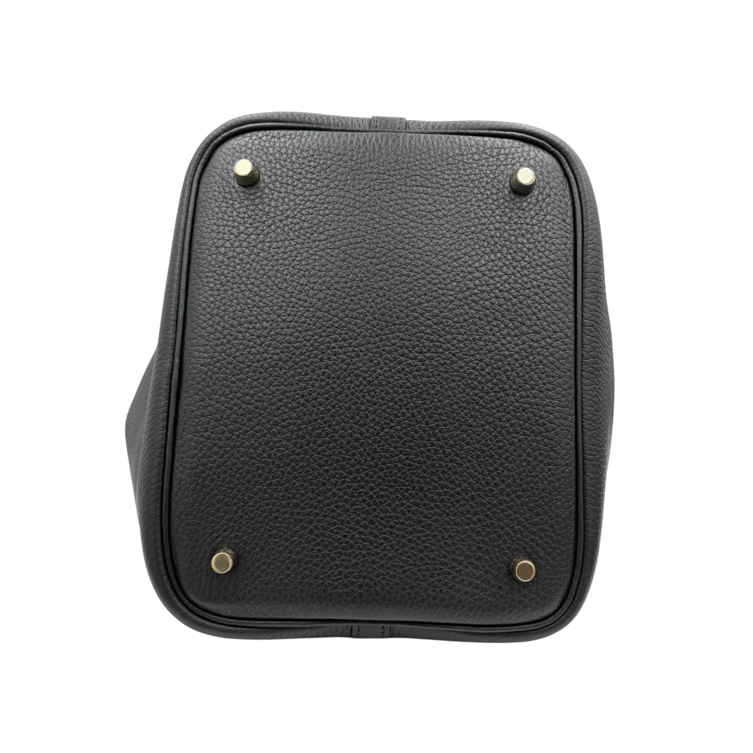 Hermès Picotin Lock 22 Clemence Black with Gold Hardware