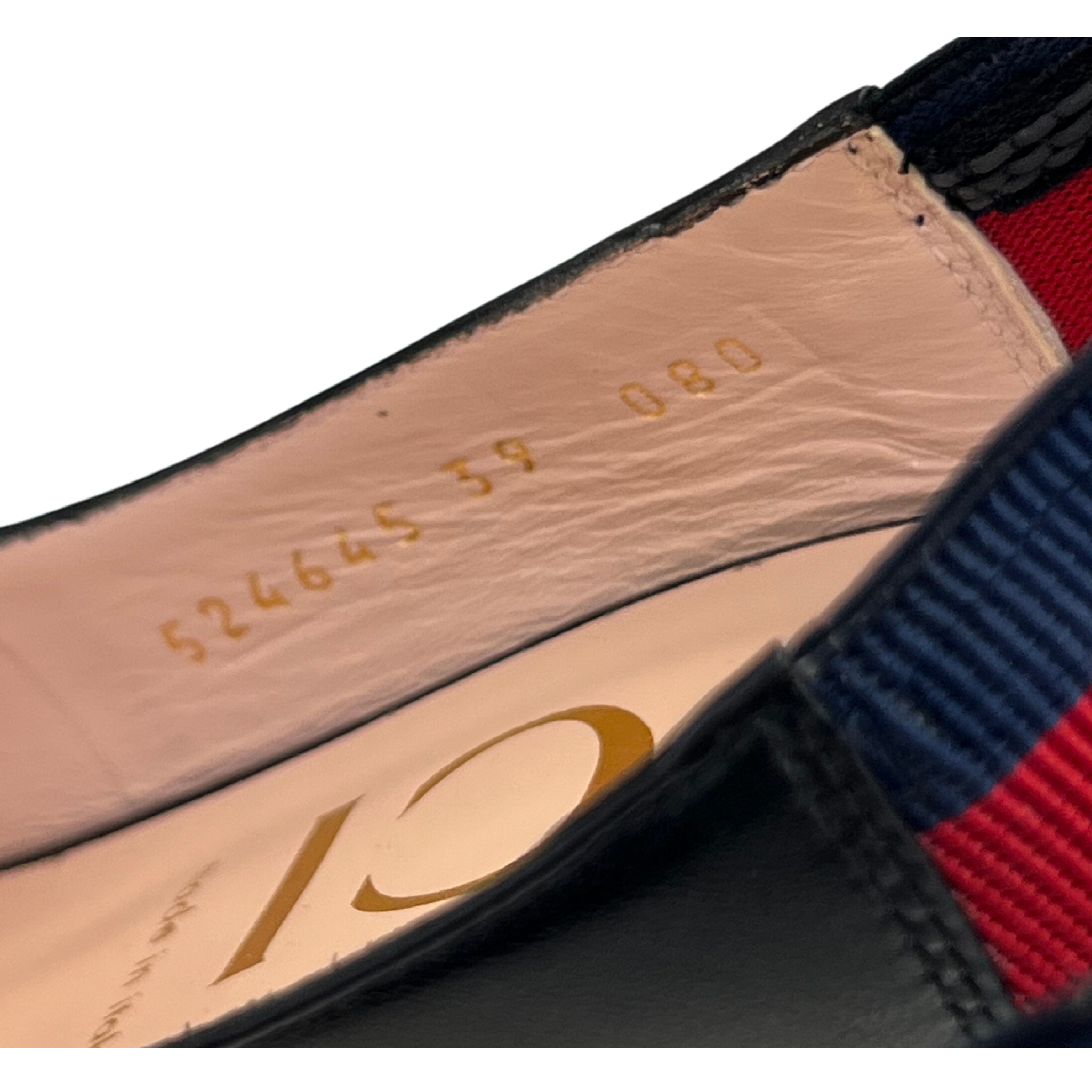 Gucci Sylvie Web Slingback