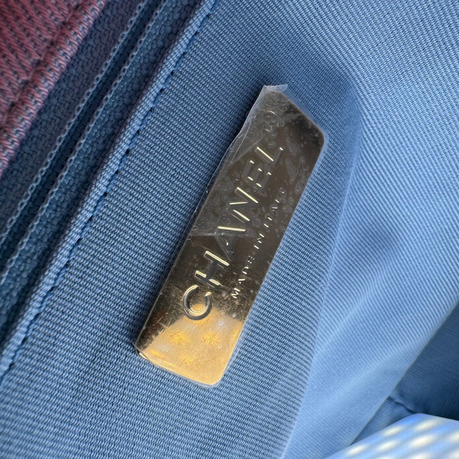 Chanel Classic Denim Bag Tri-Color Hardware