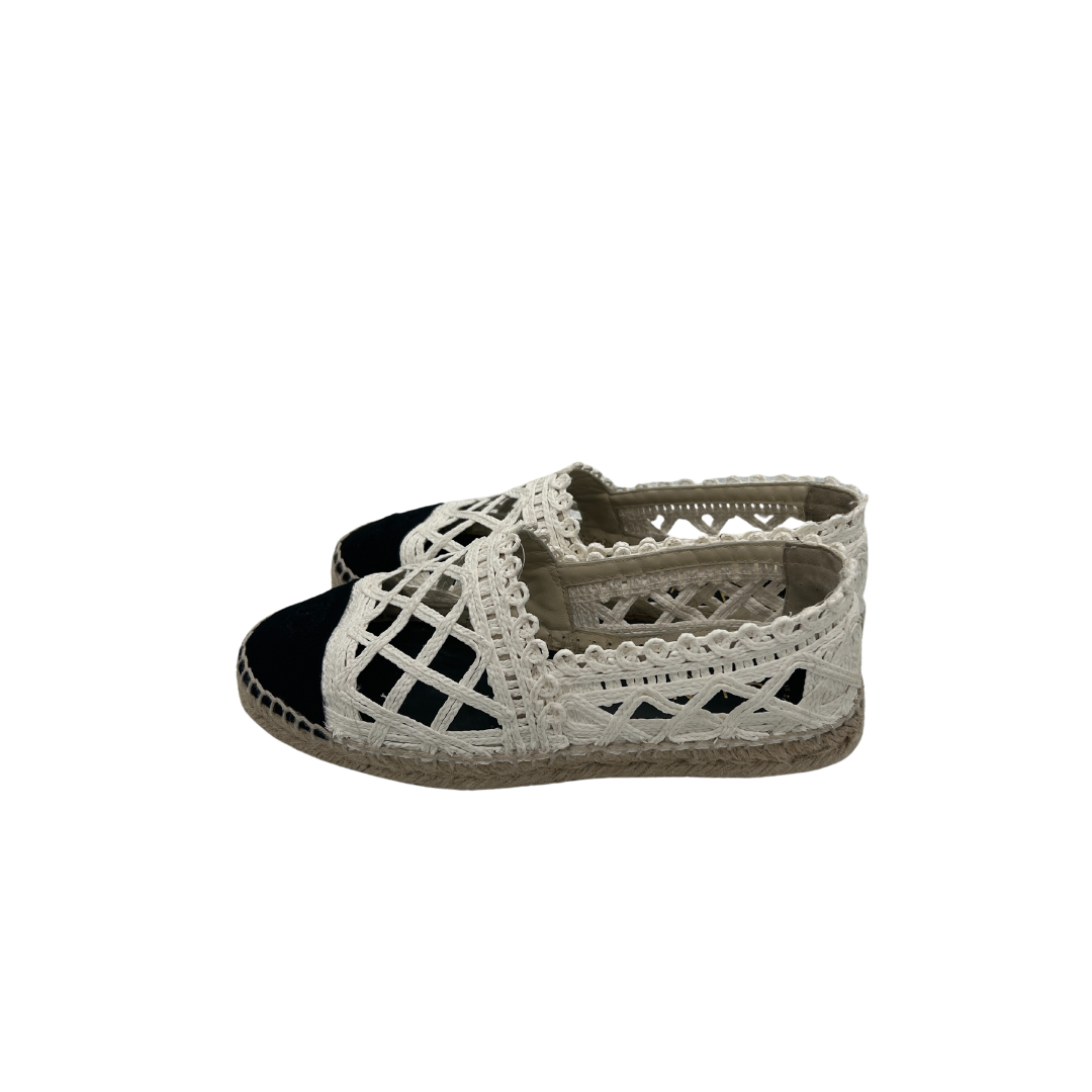 Chanel Raffia Crochet Espadrille