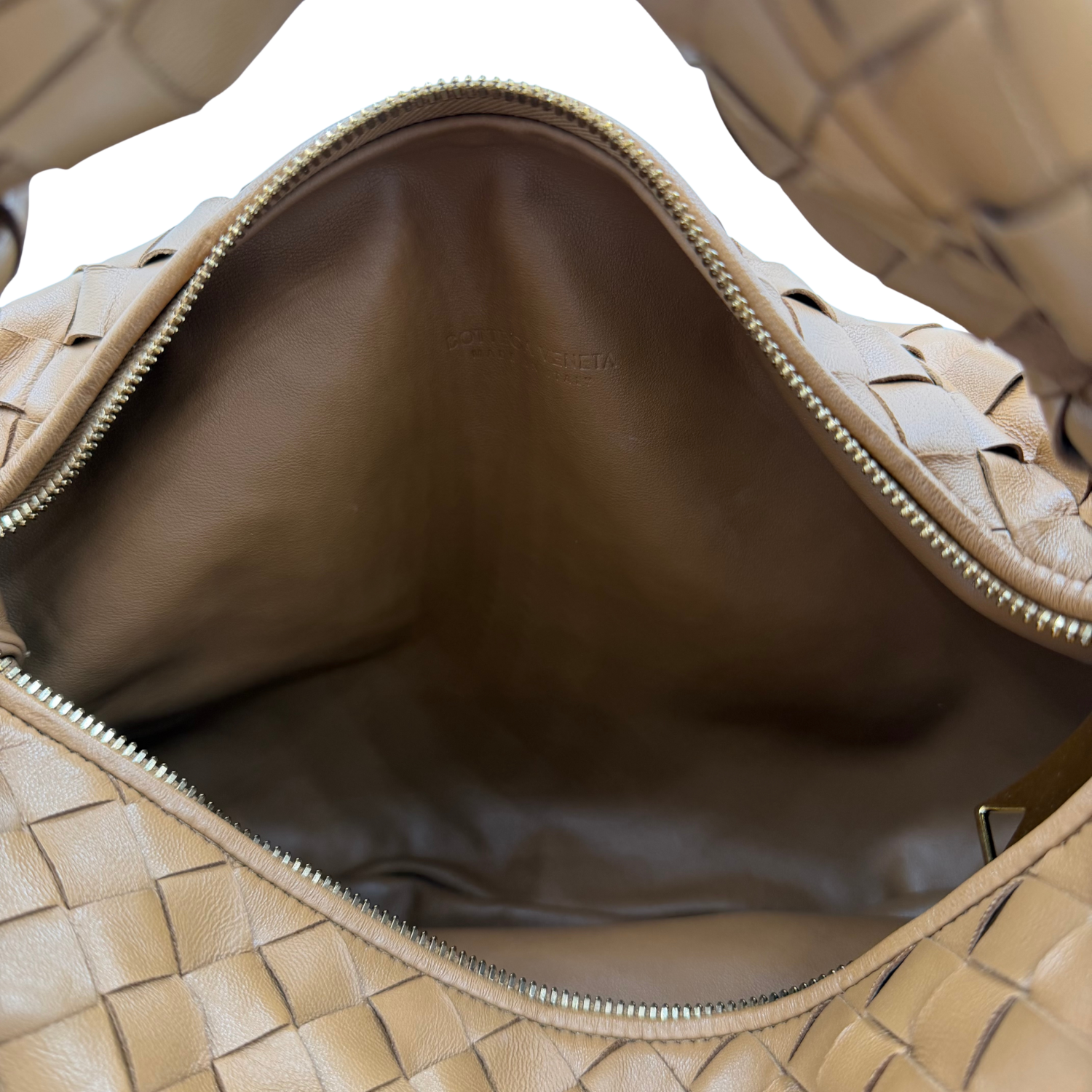 Bottega Veneta Small Intrecciato Jodie Caramel