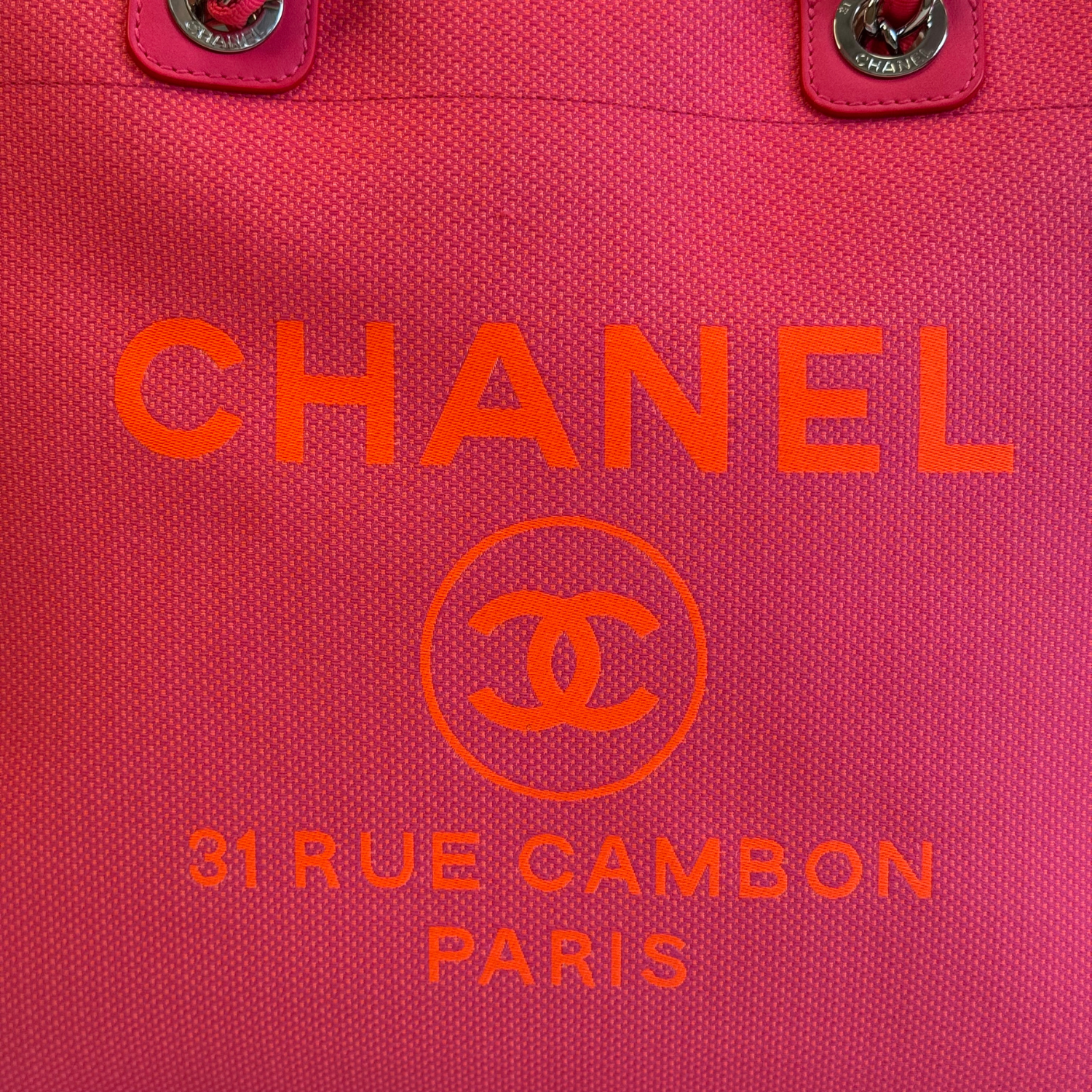 Chanel Deauville Tote Pink