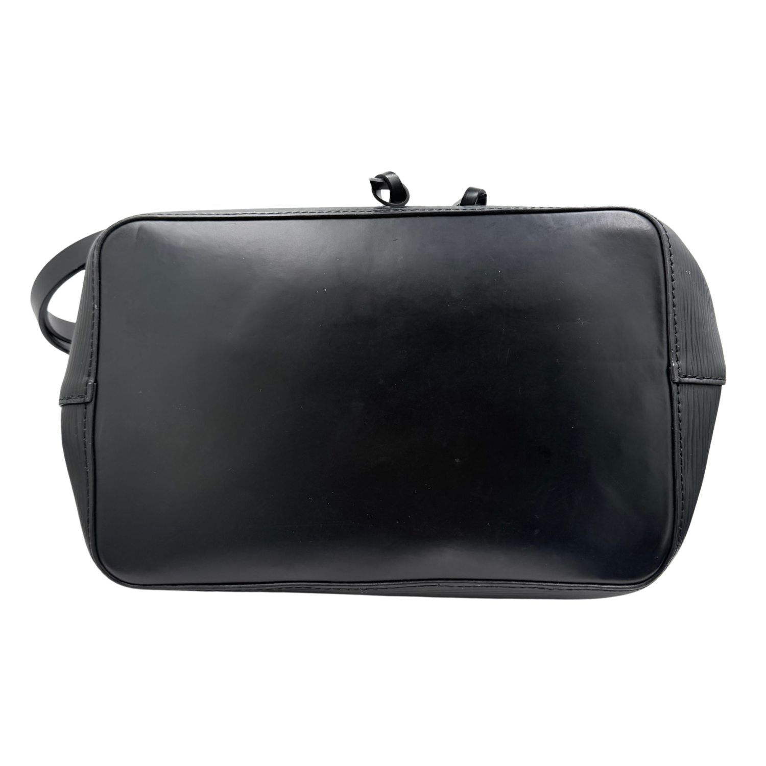MM NeoNoe Love Lock Epi Leather Bucket Bag Black