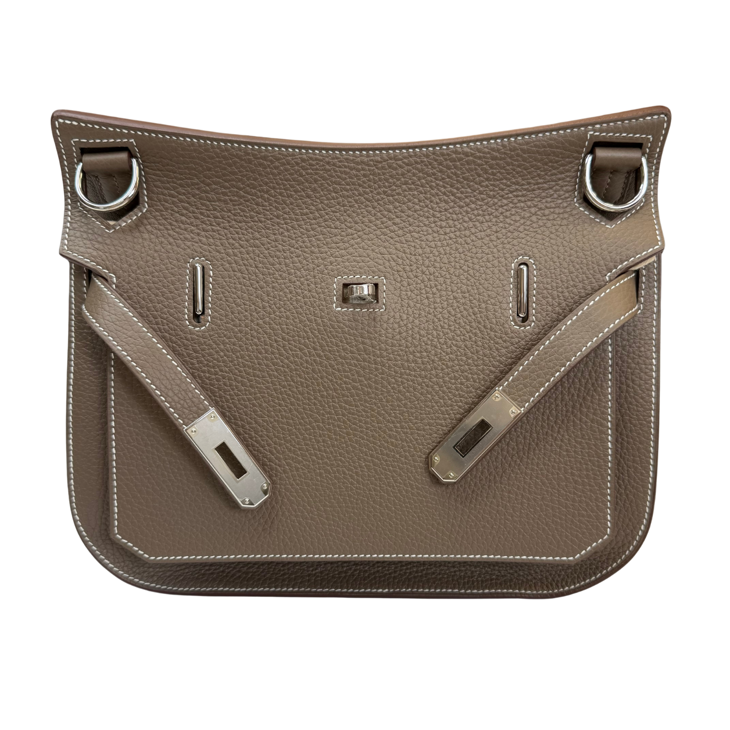 Hermès Jypsiere 28 Taurillion Clemence Leather Etoupe 2024