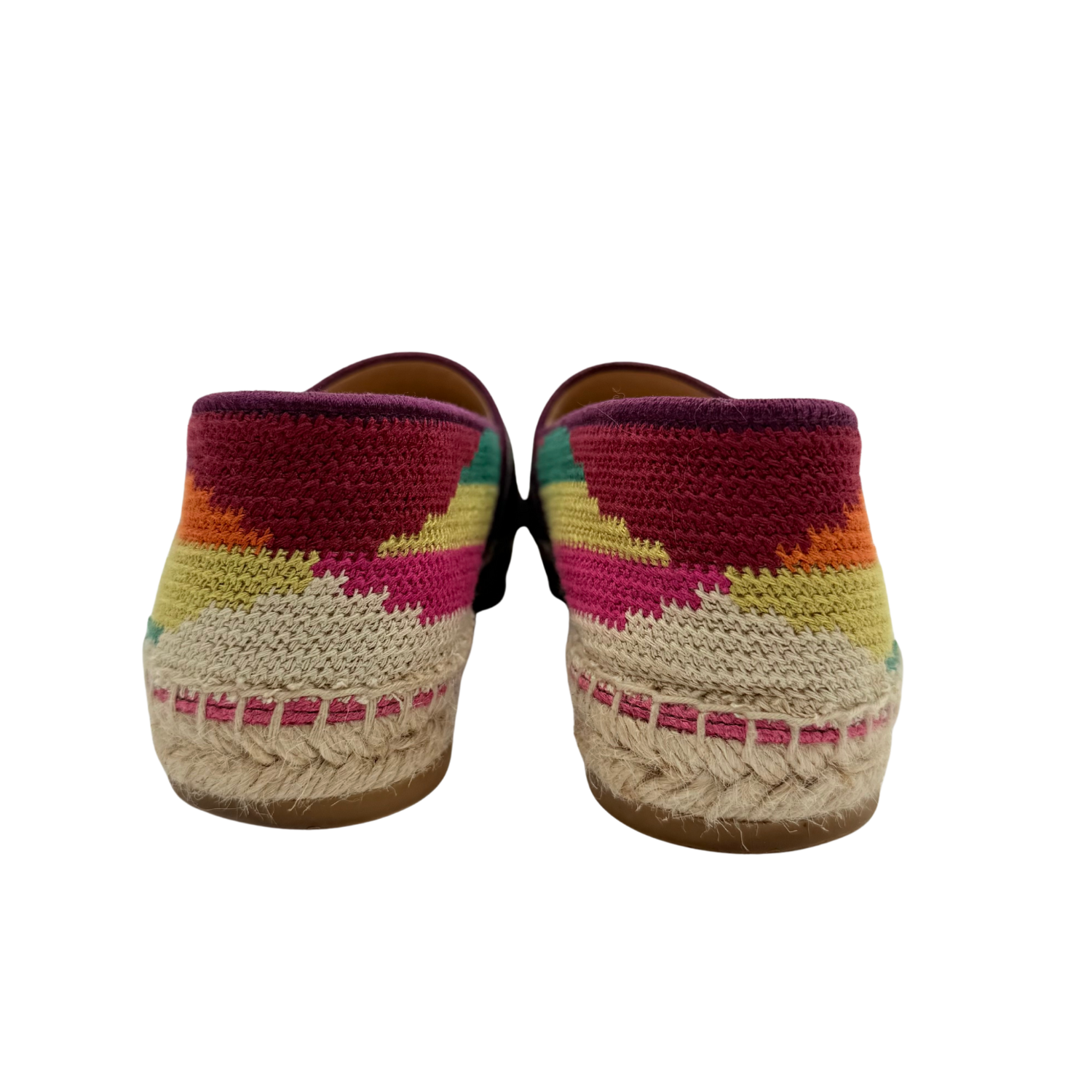 Christian Dior Cotton Embroidered Patchwork Granville Espadrille 36 Multicolor