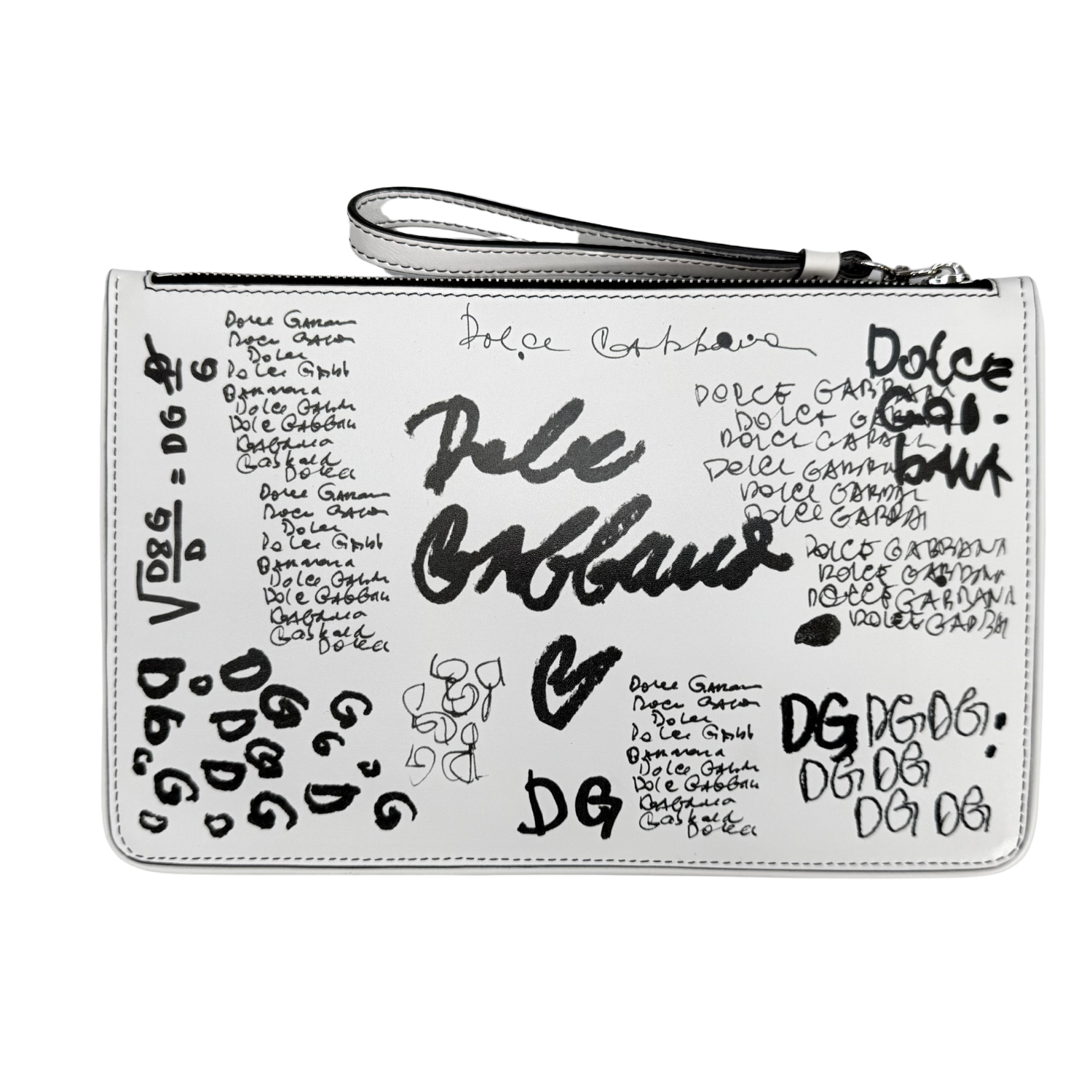 Dolce and Gabbana Limited Graffiti Printed Clutch