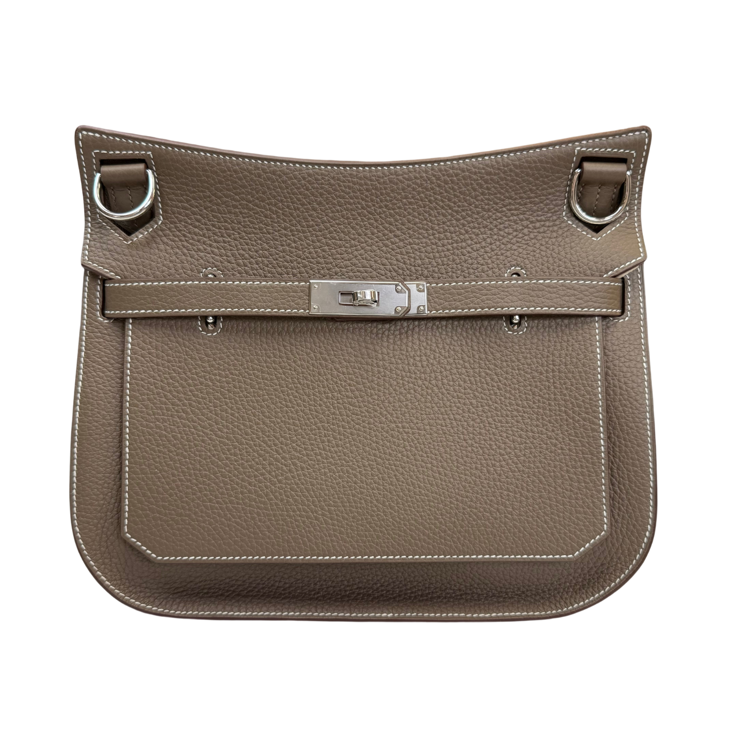 Hermès Jypsiere 28 Taurillion Clemence Leather Etoupe 2024