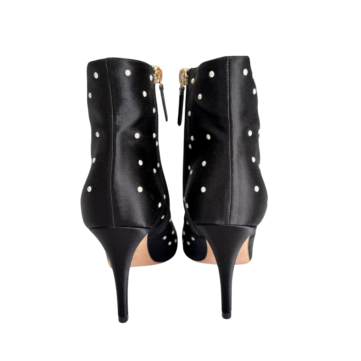 Chanel 2018 Interlocking CC Logo Booties Black
