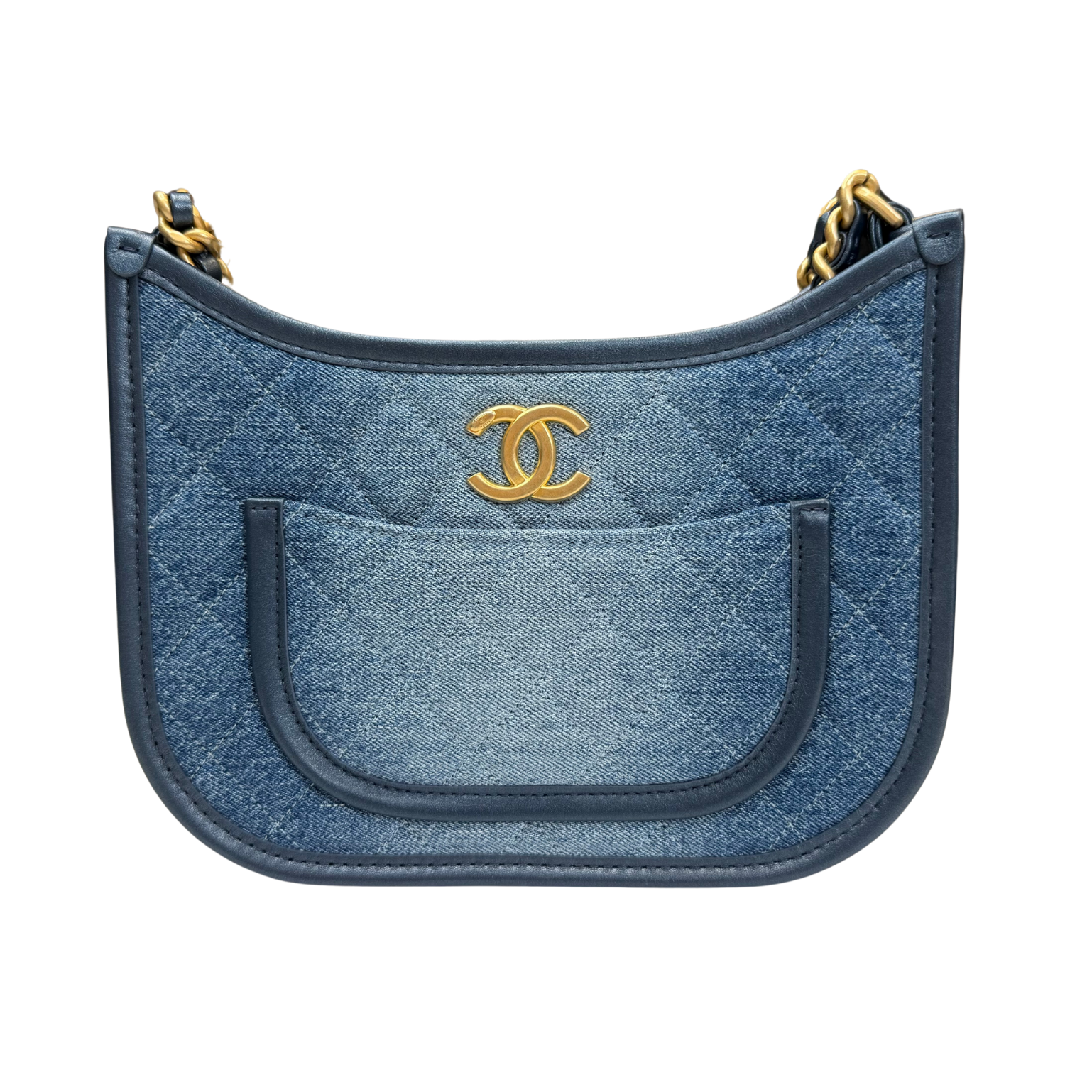 Chanel Medium Denim Messenger Bag 2024