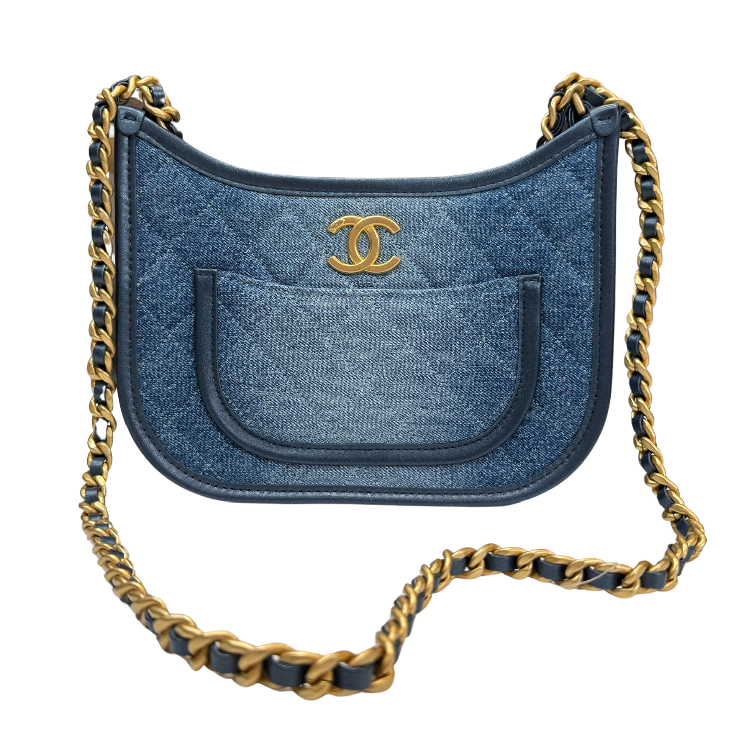 Chanel Medium Denim Messenger Bag 2024