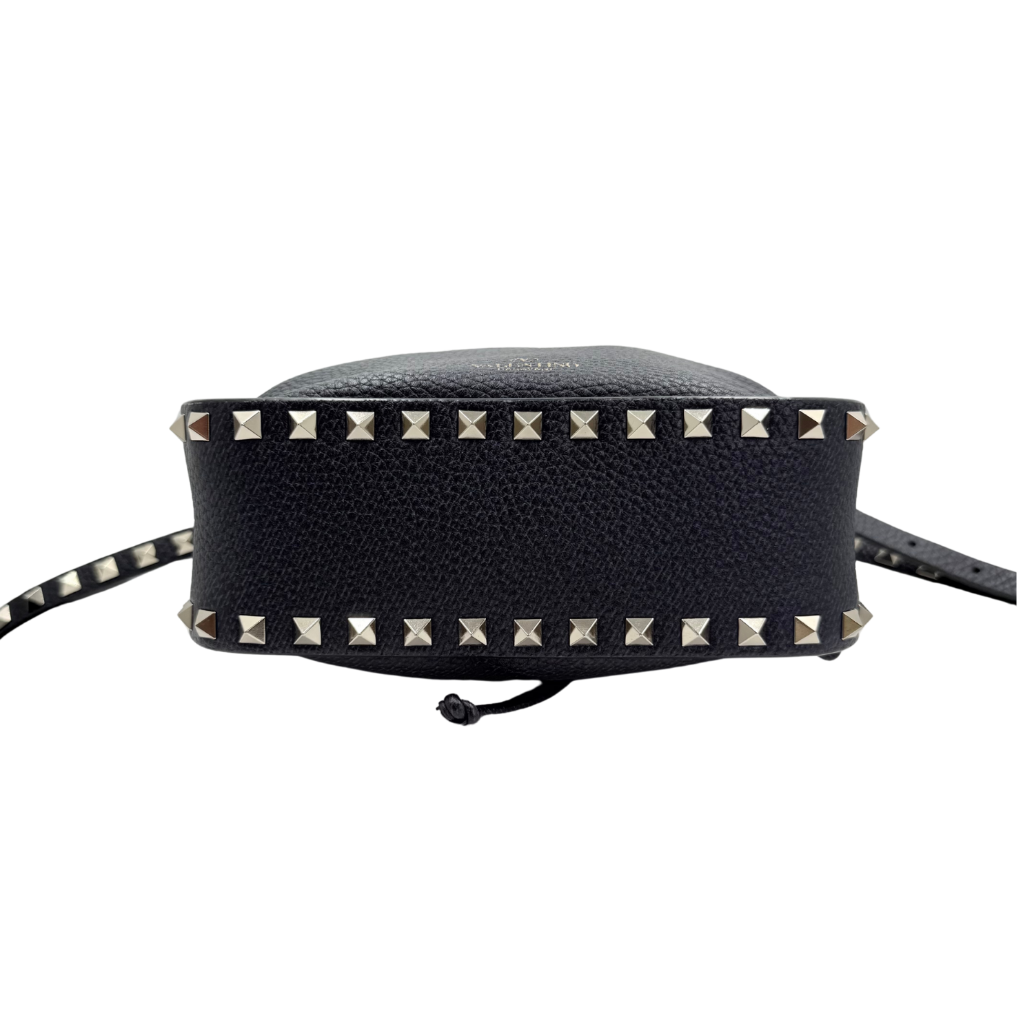 Valentino Rockstud Small Bucket Bag Navy