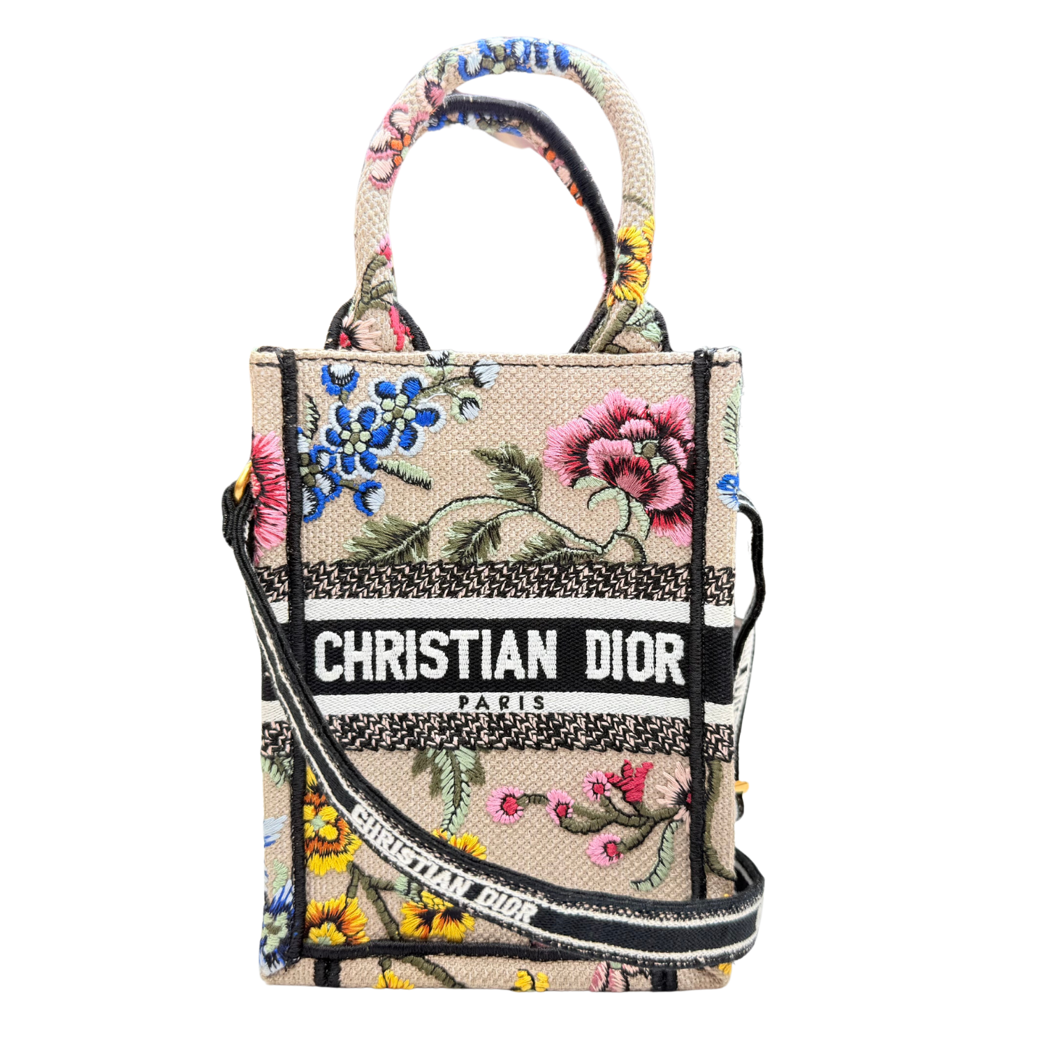Christian Dior Mini Book Tote Phone Bag