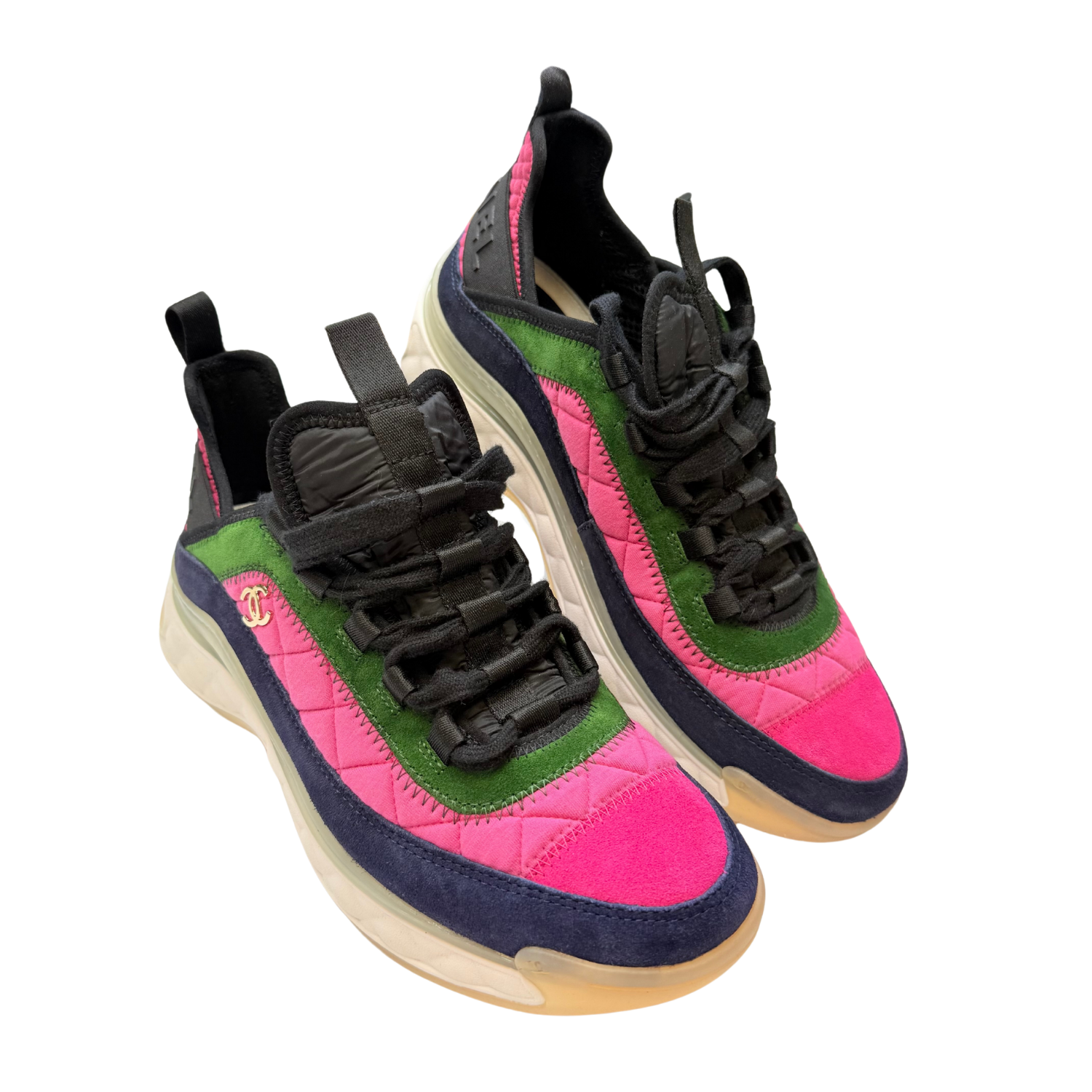 Chanel CC Chunky Sneakers Multicolor