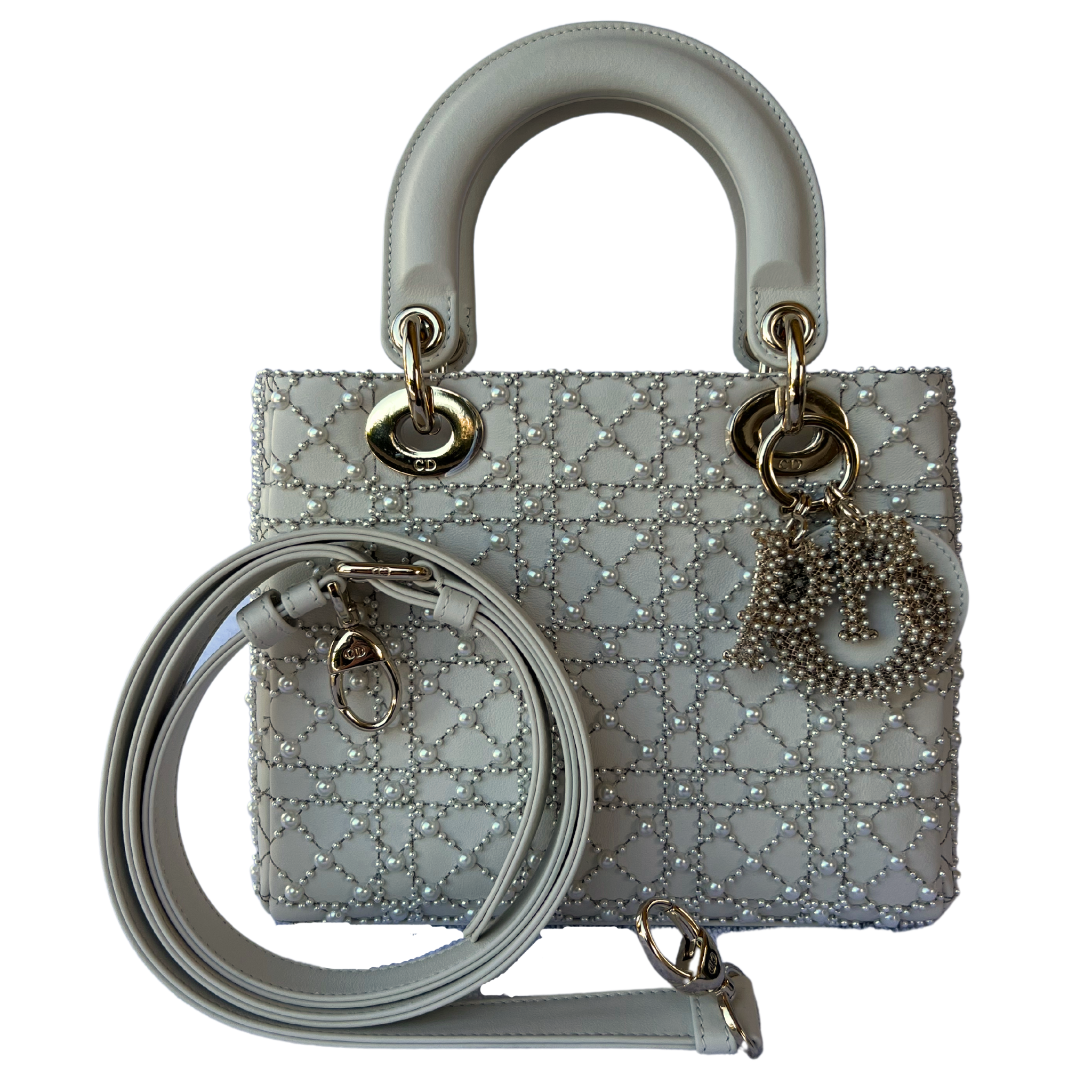 Christian Dior Lady Dior Pearl Cannage