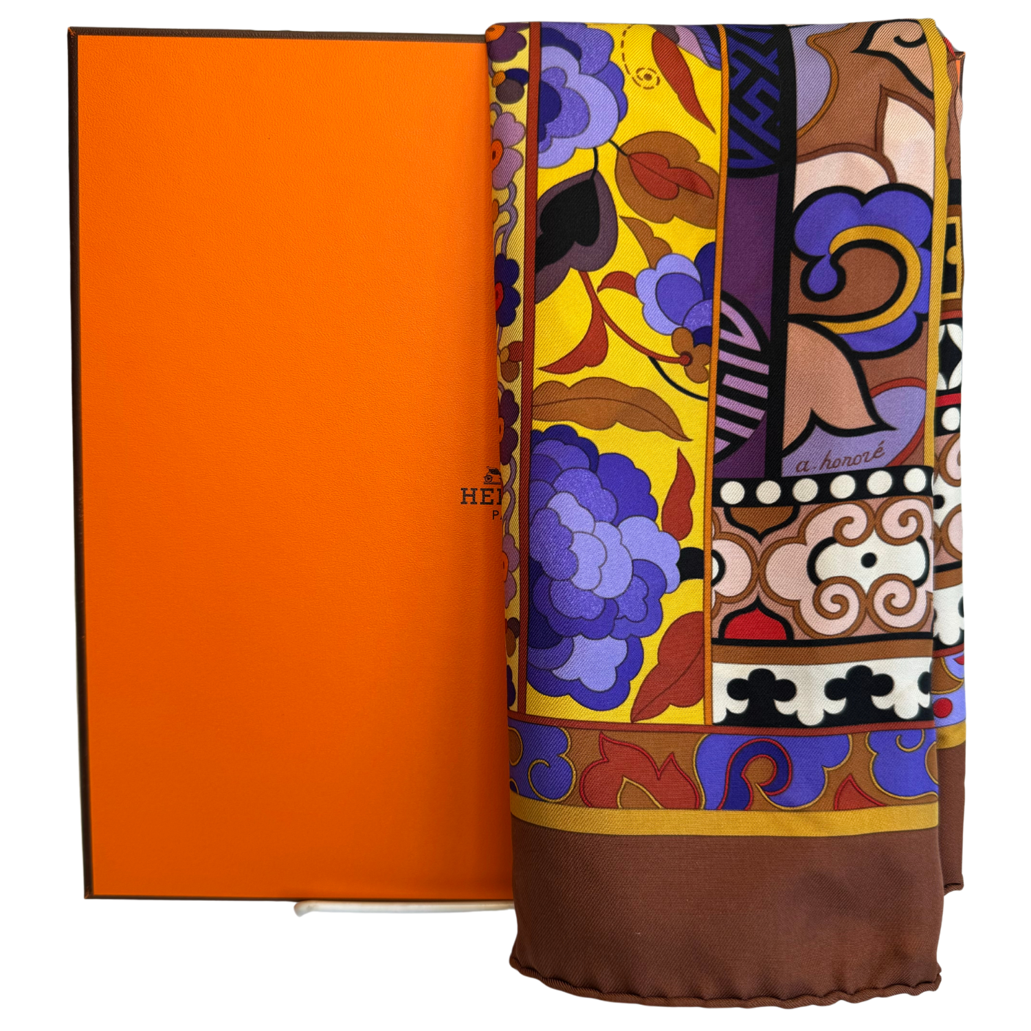 Hermès Silk La Femme Semelles Scarf