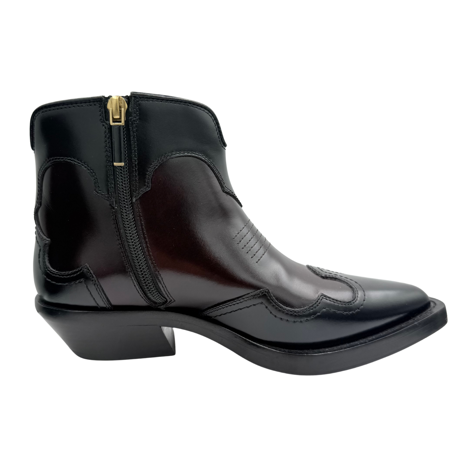 Christian Dior Western Boots Deep Amaranth