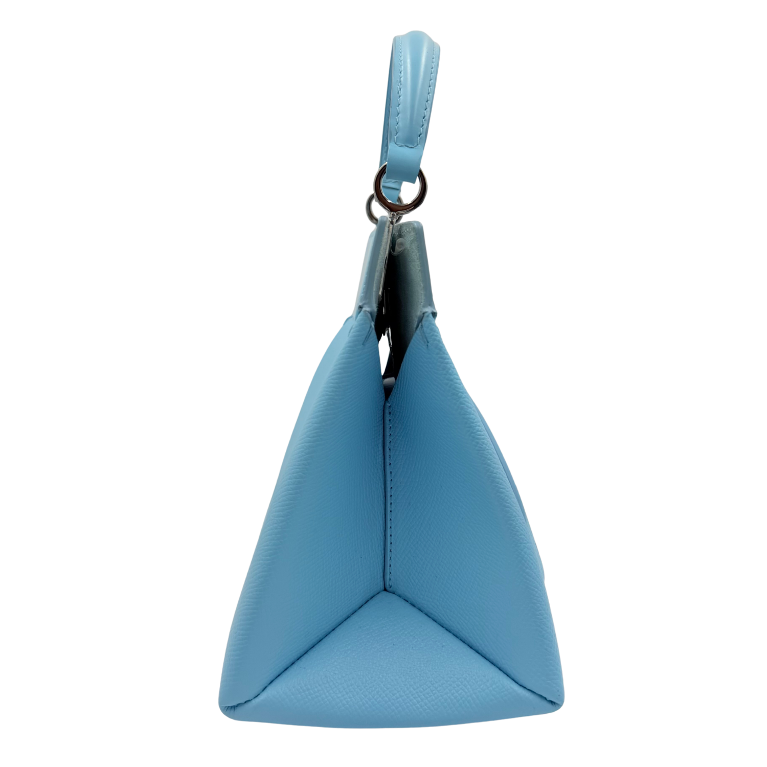 Maison Margiela Leather Snatched Asymmetrical Bag Blue