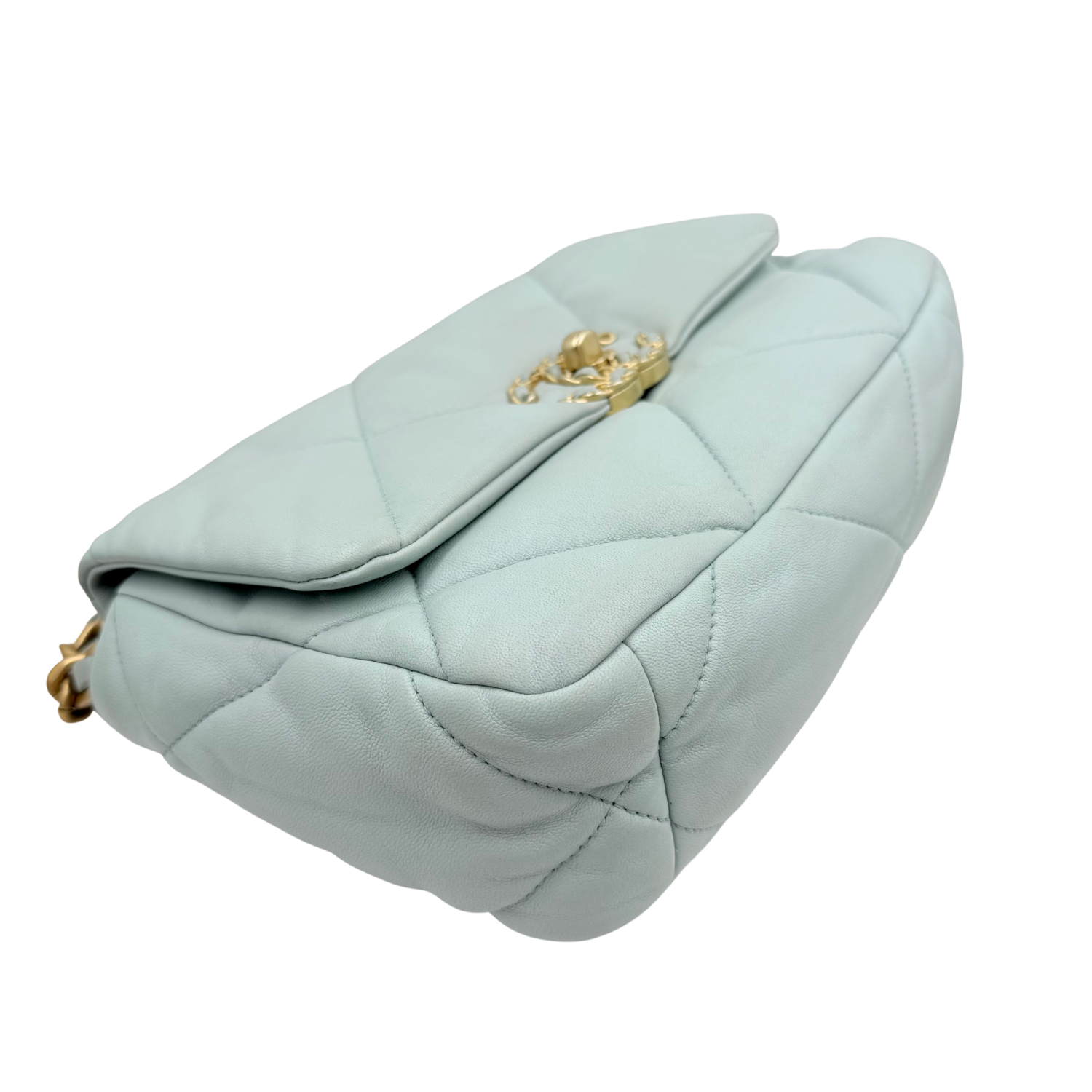 Chanel Medium 19 Flap Bag Sky Blue