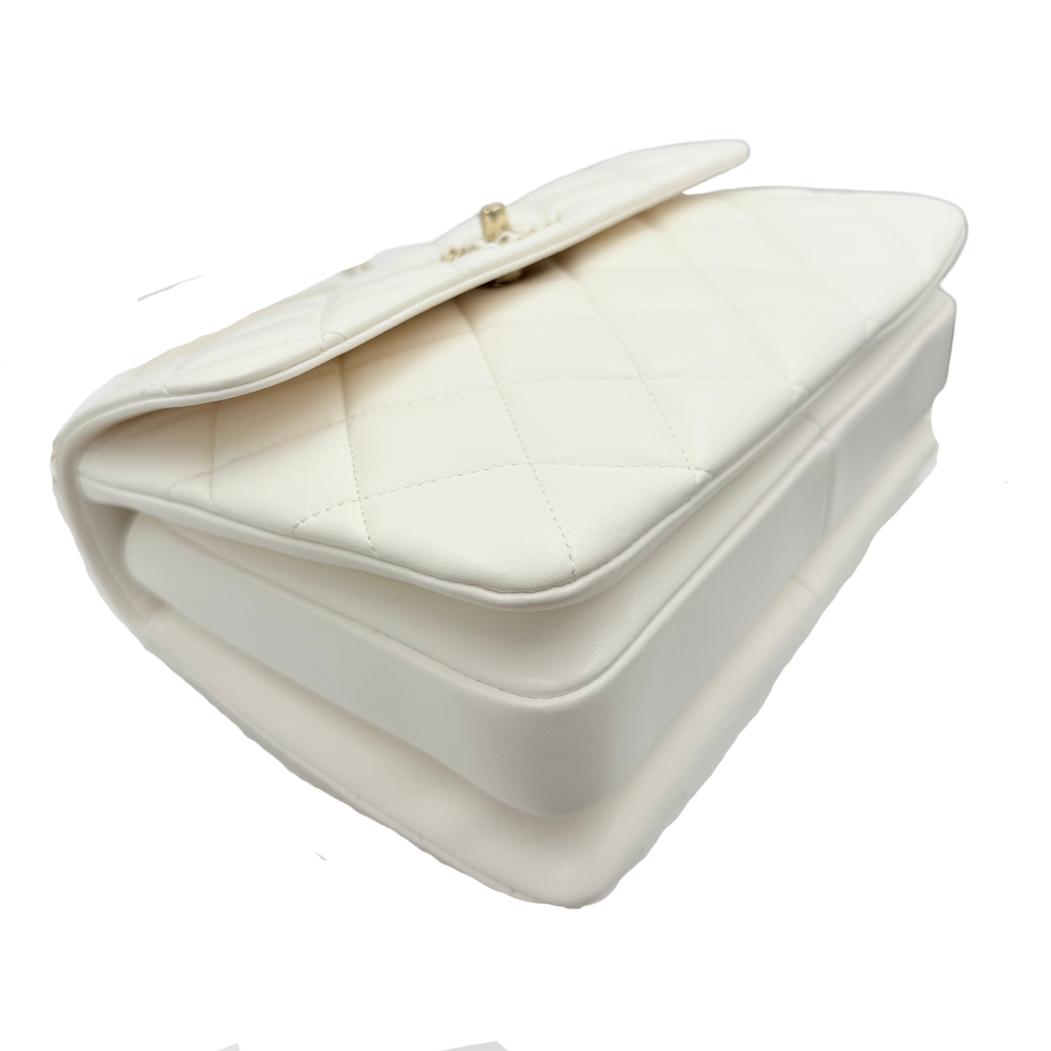 Chanel Small Trendy CC Flap Bag White