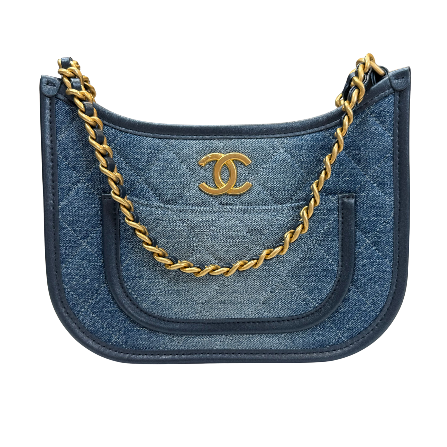 Chanel Medium Denim Messenger Bag 2024