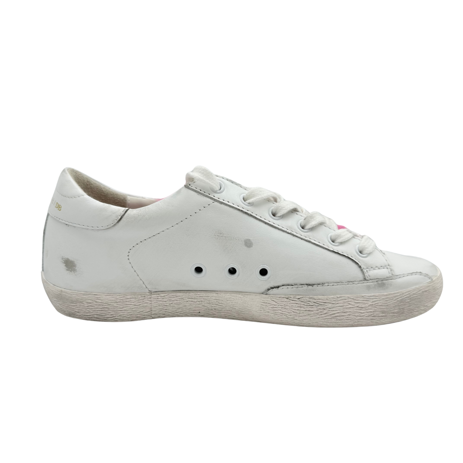 Golden Goose Super Star Fuchsia Shearling Sneakers