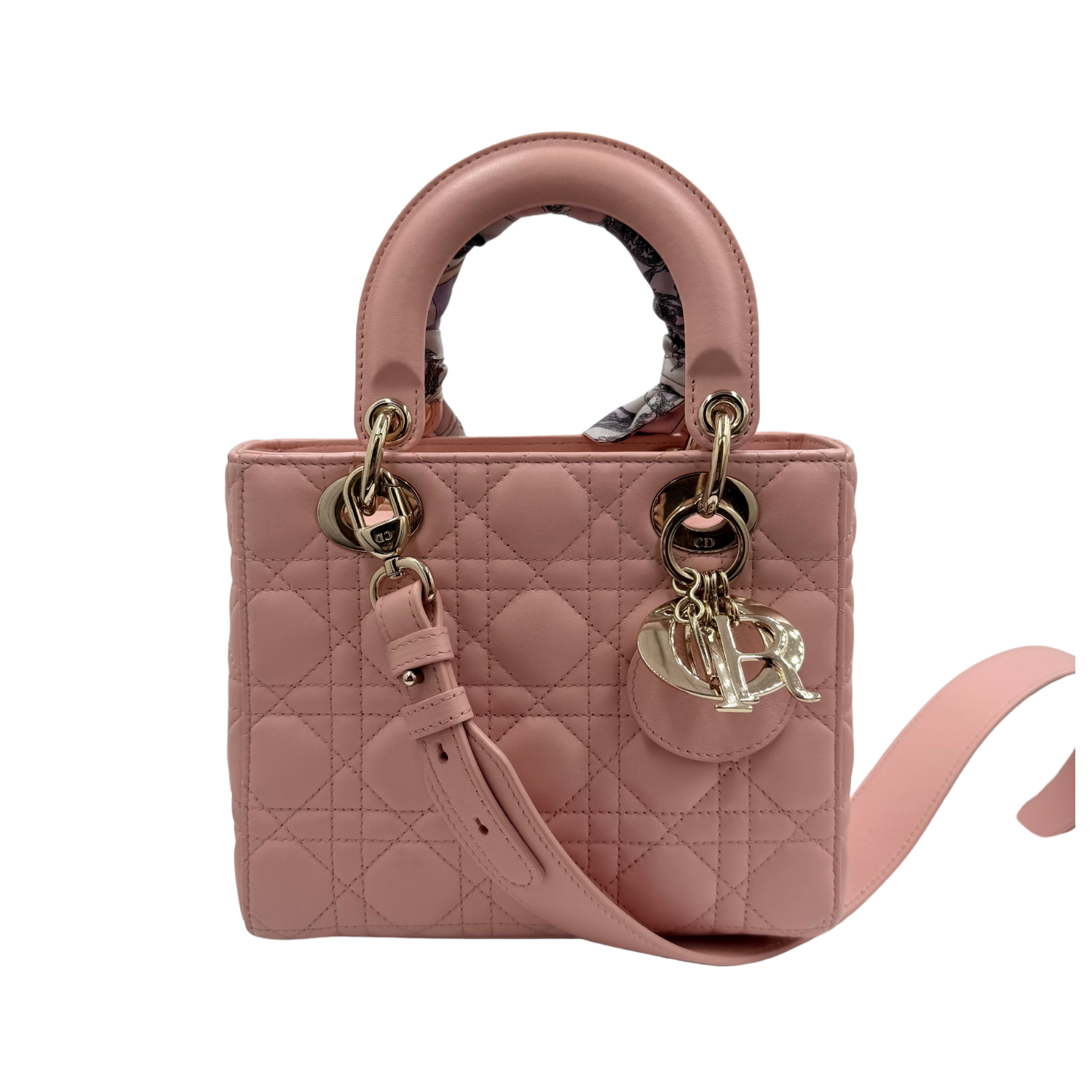Christian Dior Mini Lady Dior Bag Blush Cannage