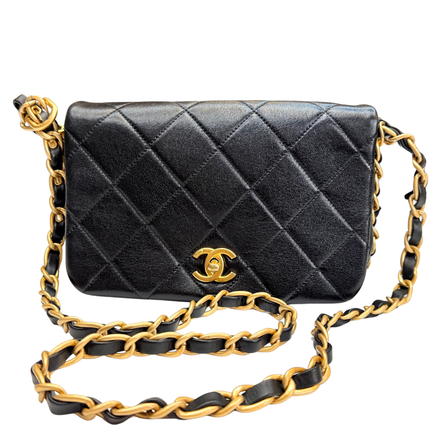 Chanel Lambskin Seasonal Small Flap Bag Black