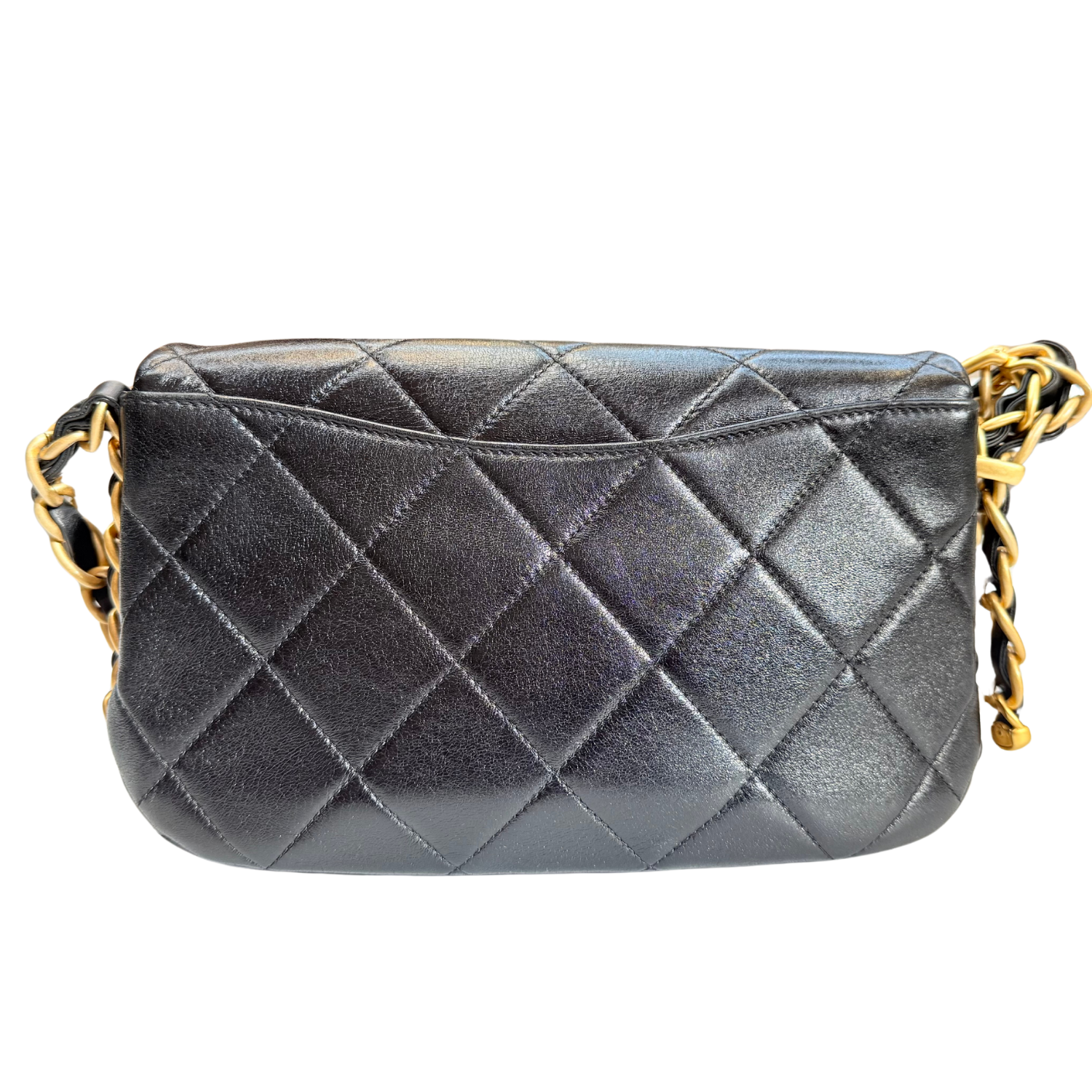 Chanel Lambskin Seasonal Small Flap Bag Black