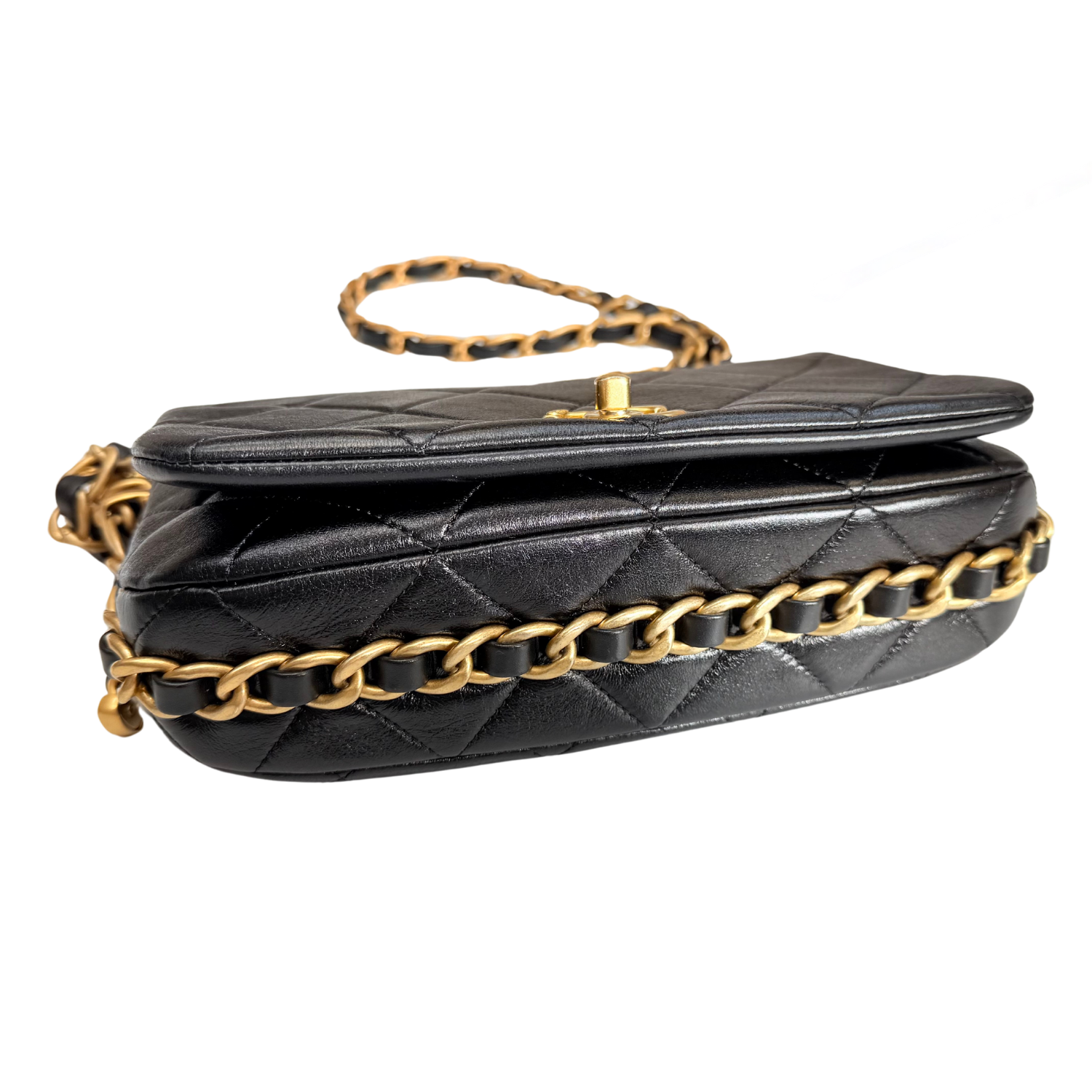 Chanel Lambskin Seasonal Small Flap Bag Black