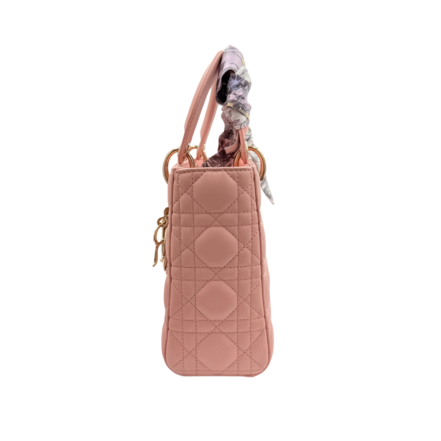 Christian Dior Mini Lady Dior Bag Blush Cannage