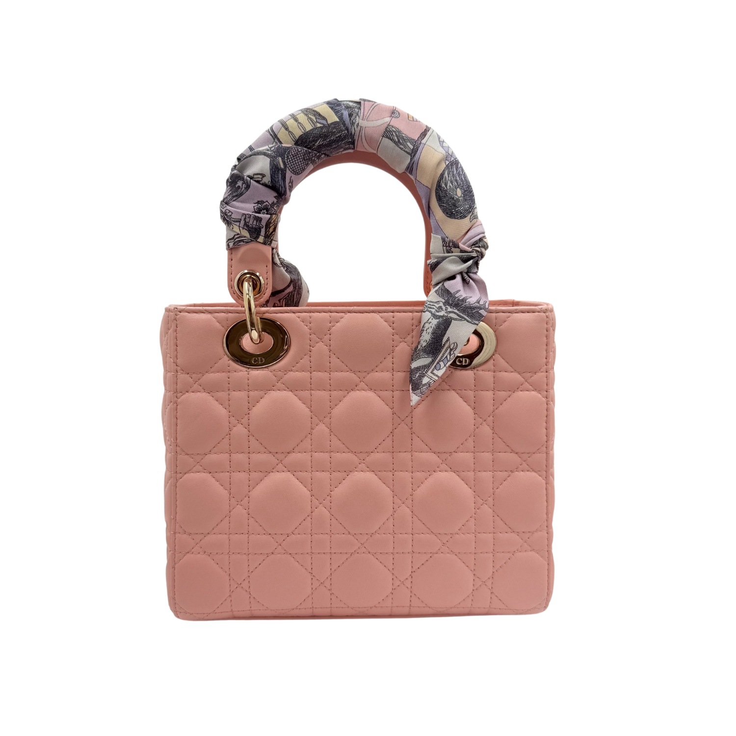Christian Dior Mini Lady Dior Bag Blush Cannage