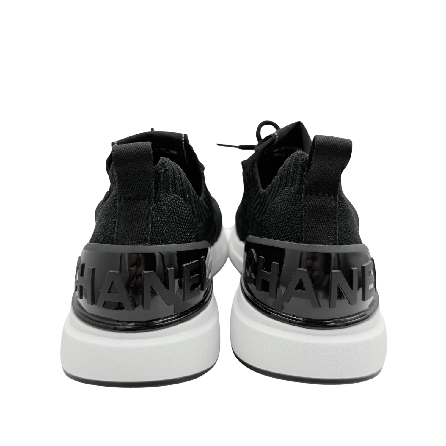 Chanel CC Slip On Low Top Sneakers Black