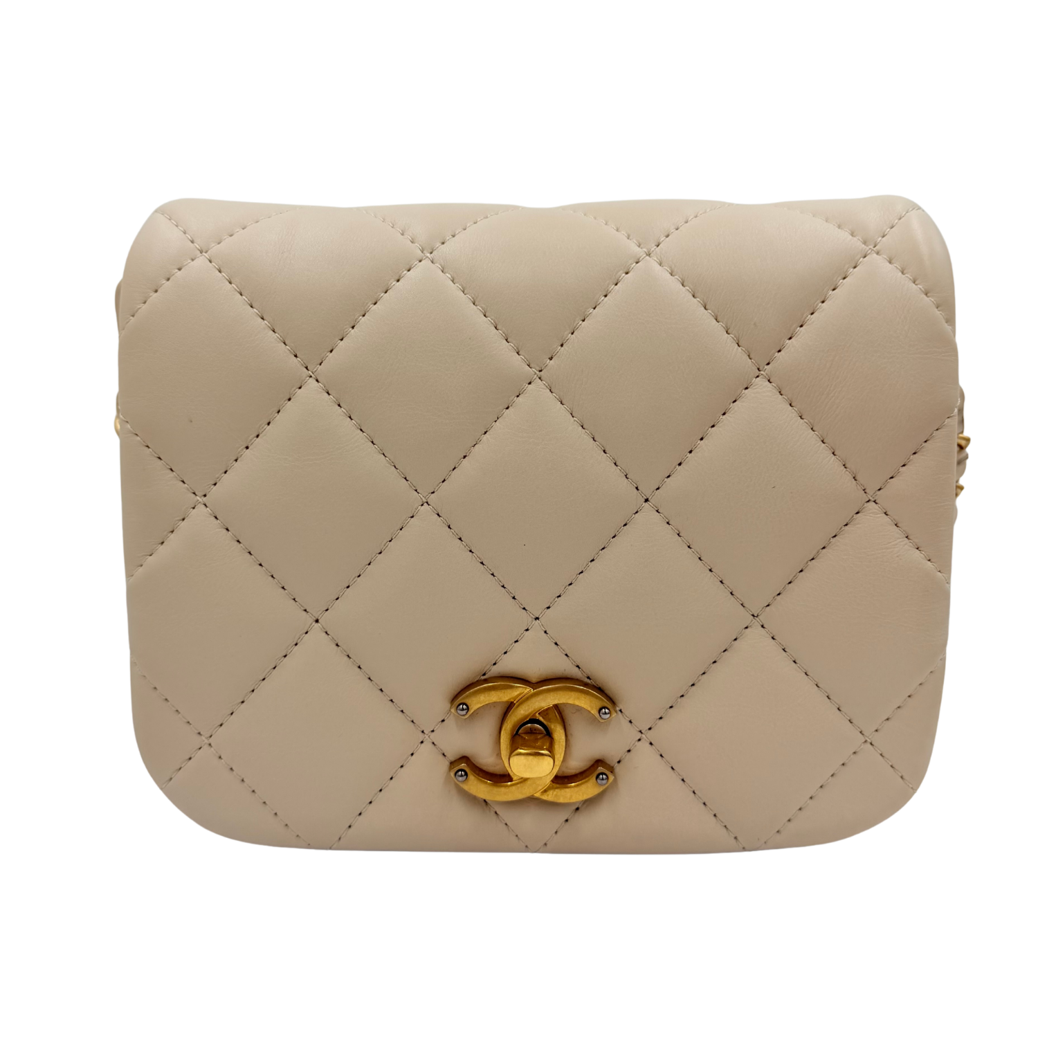 Chanel Mini Fashion Therapy Bag Cream