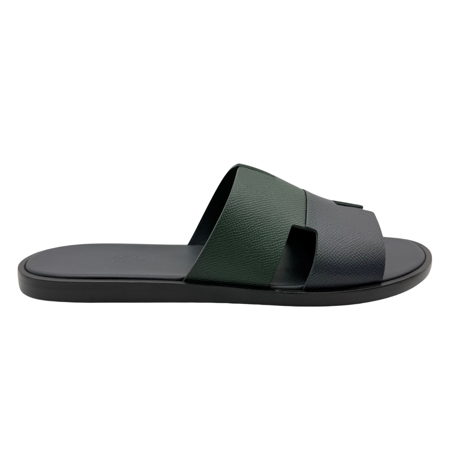 Hermès Izmir Mens Sandal Vert Foncé and Marine