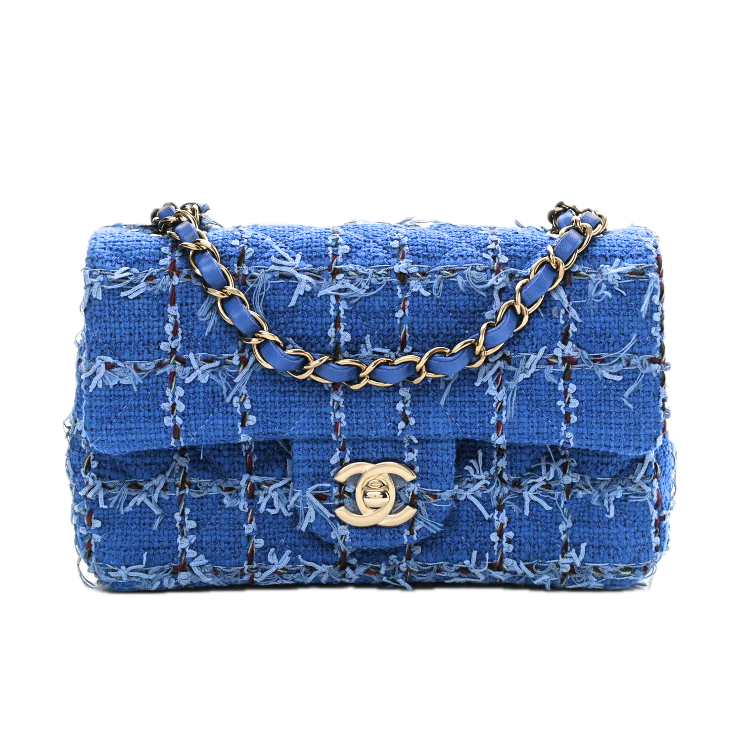 Chanel Tweed Mini Flap Bag 2023 Chanel Tweed Mini Flap Bag 2023
