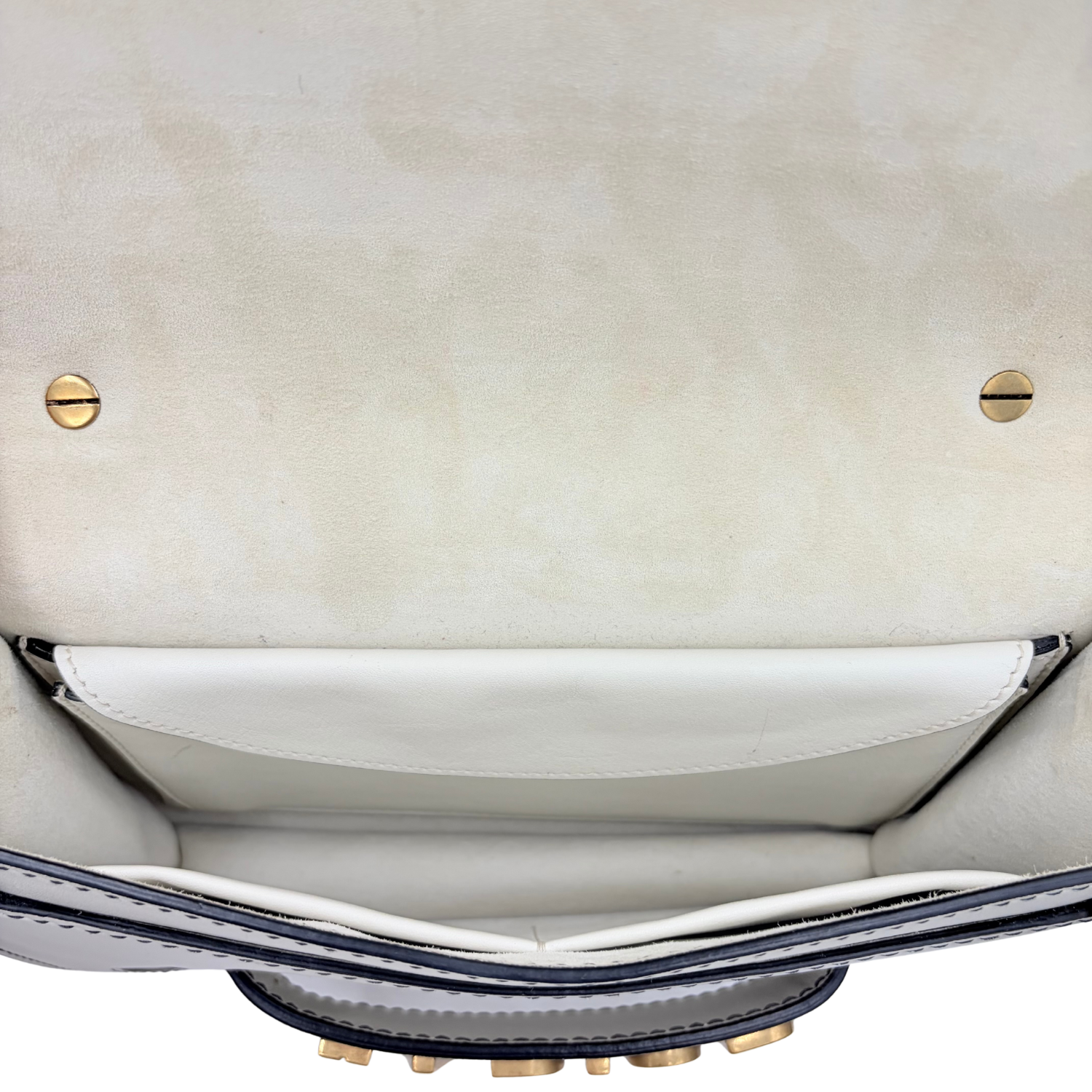 Christian Dior Medium Leather J'adior Flap Bag Cream