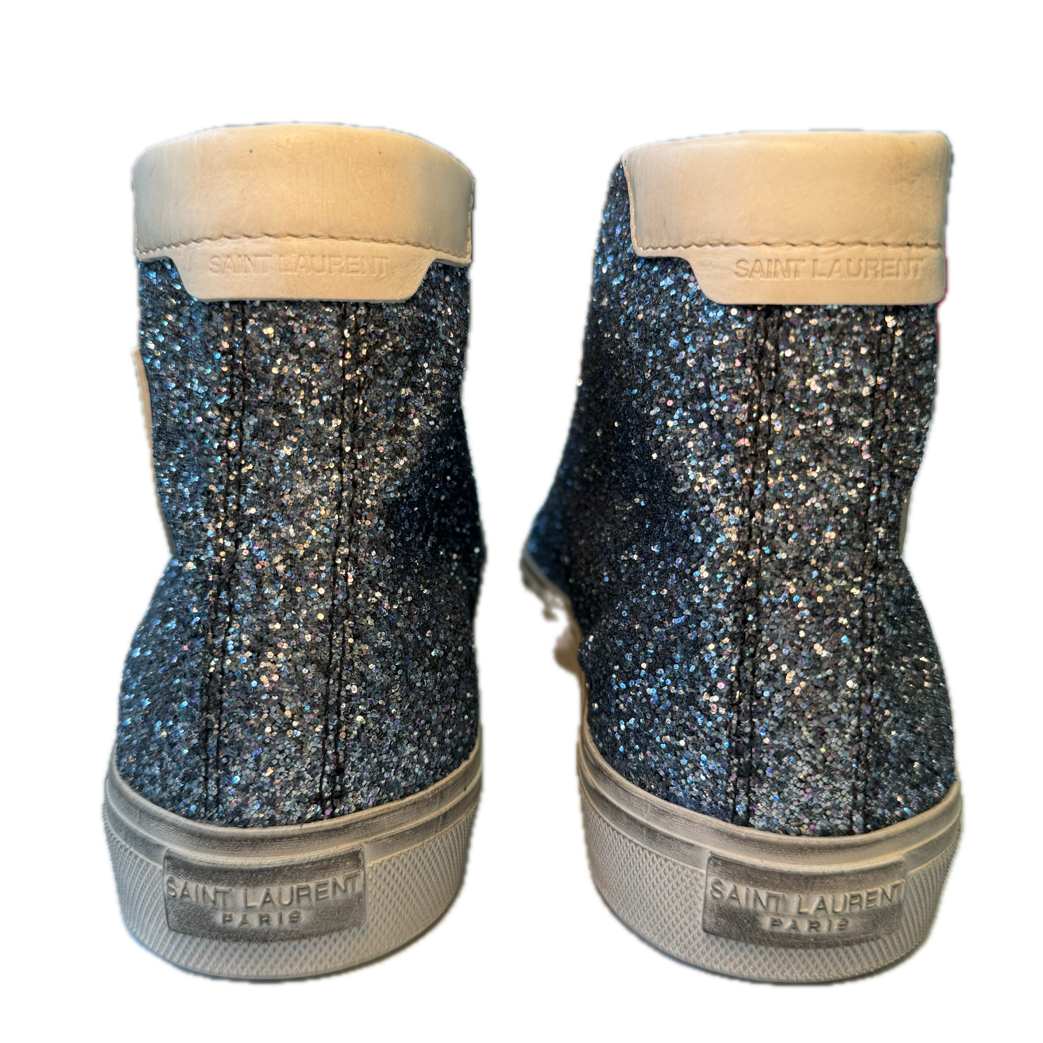 Yves Saint Laurent Glitter Bedford Hightops