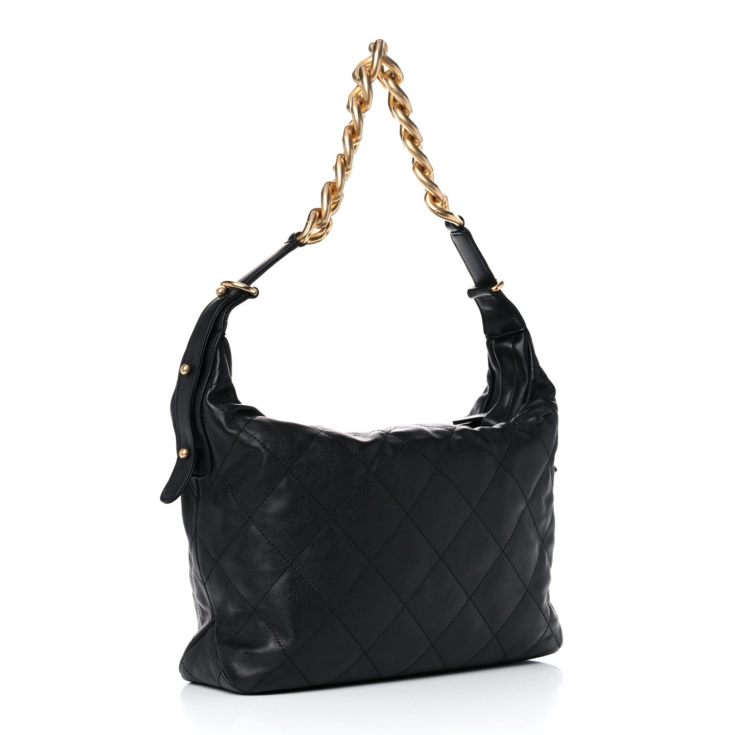 Chanel Calfskin Quilted Daily Black