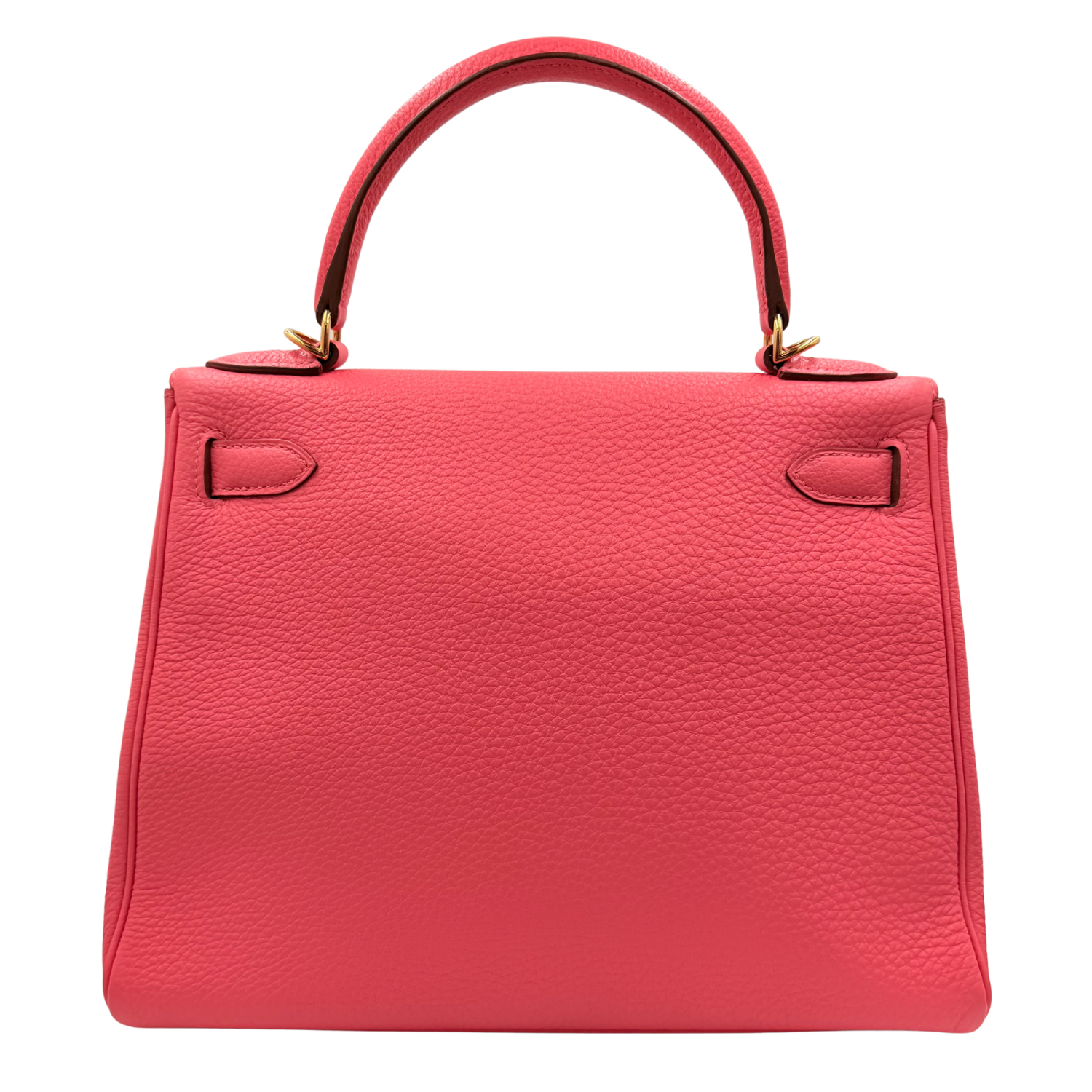 Kelly 28 Togo Pink Lipstick Gold Hardware