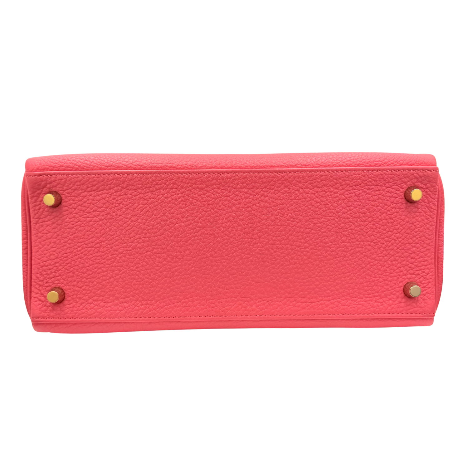Kelly 28 Togo Pink Lipstick Gold Hardware