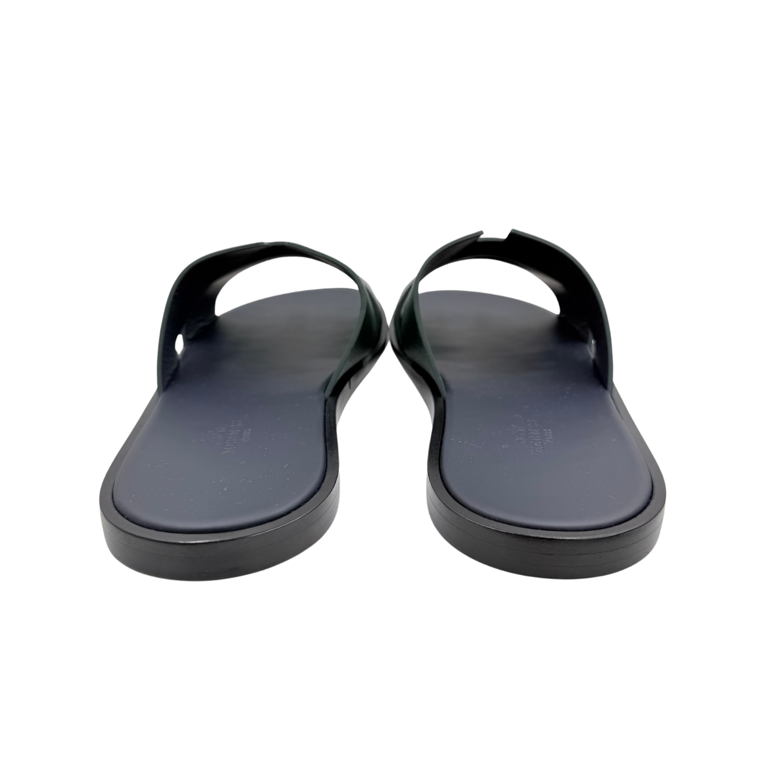 Hermès Izmir Mens Sandal Vert Foncé and Marine