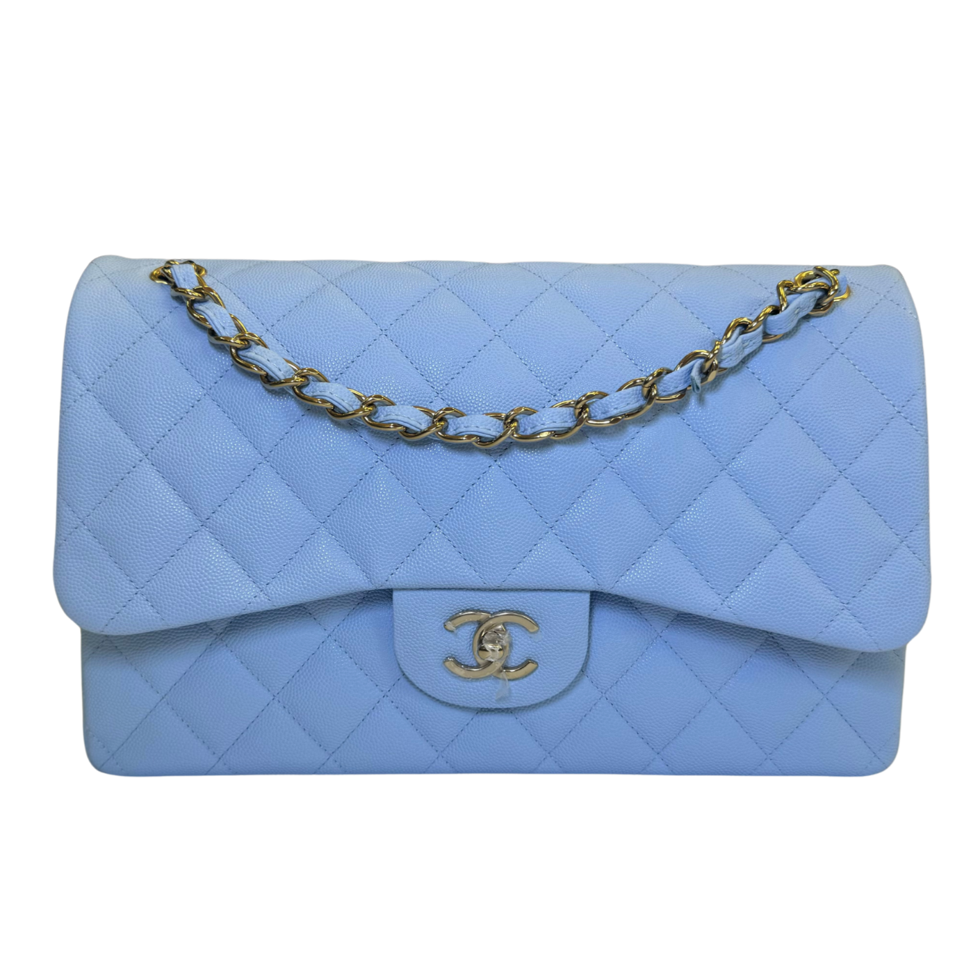 Chanel Jumbo Double Flap Classic Light Blue