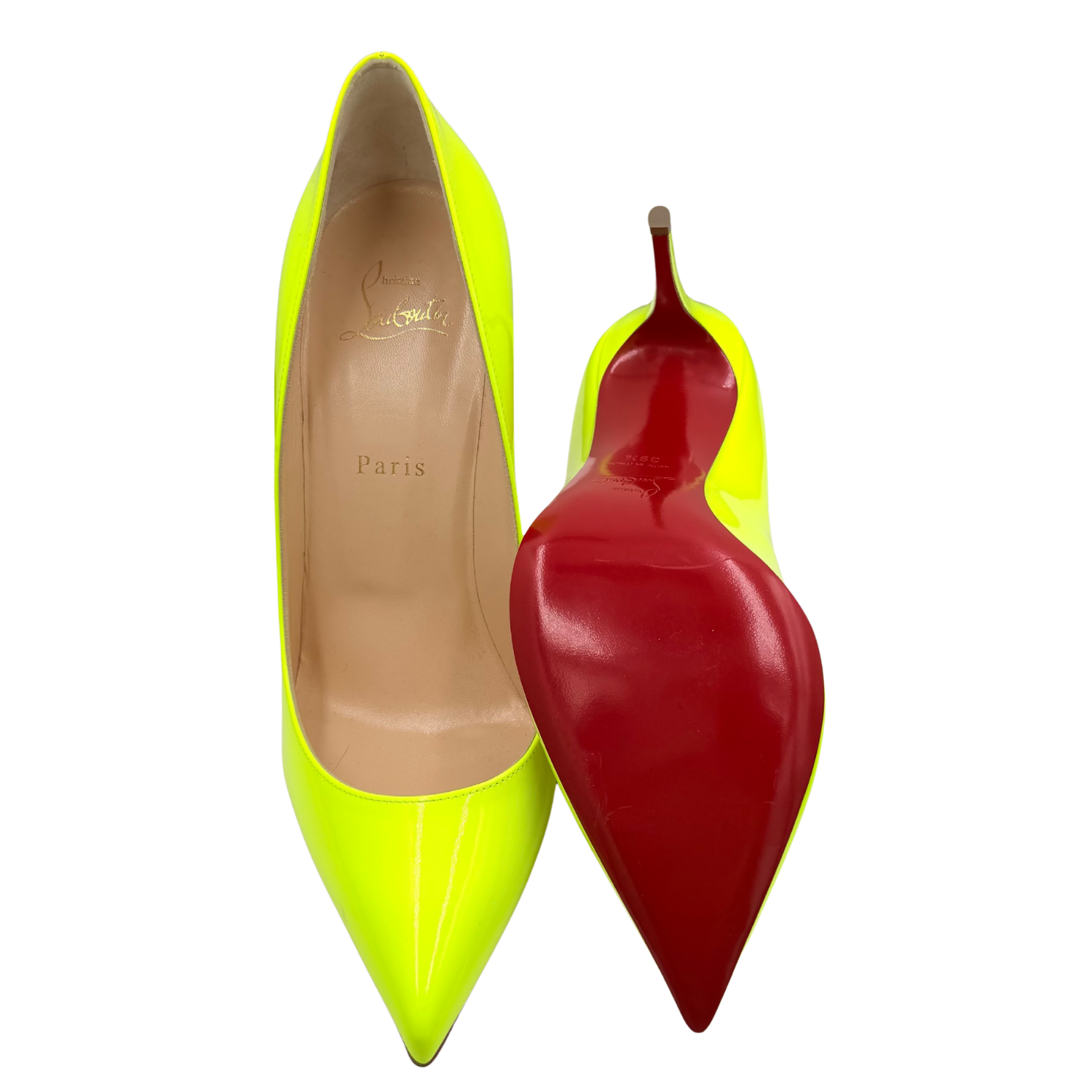 Christian Louboutin So Kate Neon Green Size 39.5
