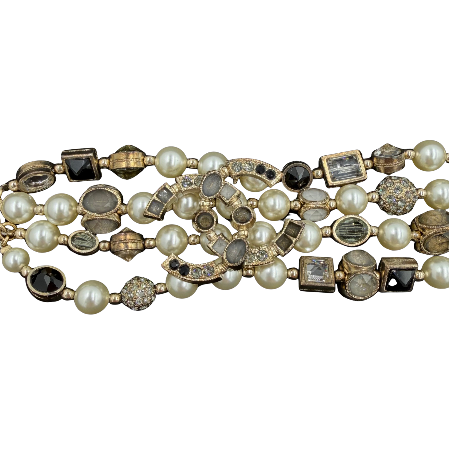 CC Crystal and Pearl Bracelet