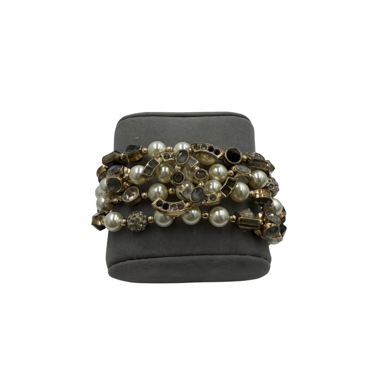 CC Crystal and Pearl Bracelet