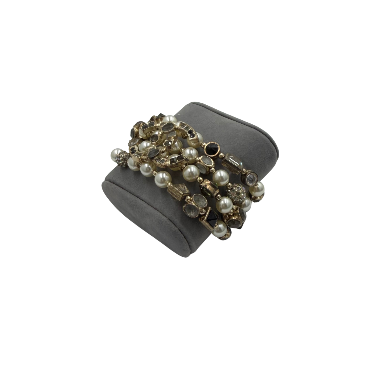 CC Crystal and Pearl Bracelet